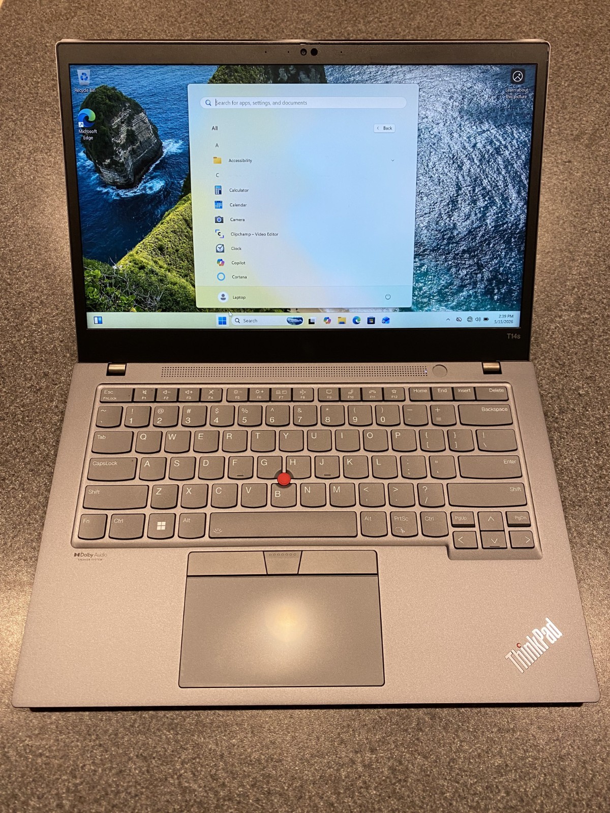 Lenovo ThinkPad T14s Gen 2 i7-1165G7 16GB RAM 512GB SSD Win11Pro TouchScreen
