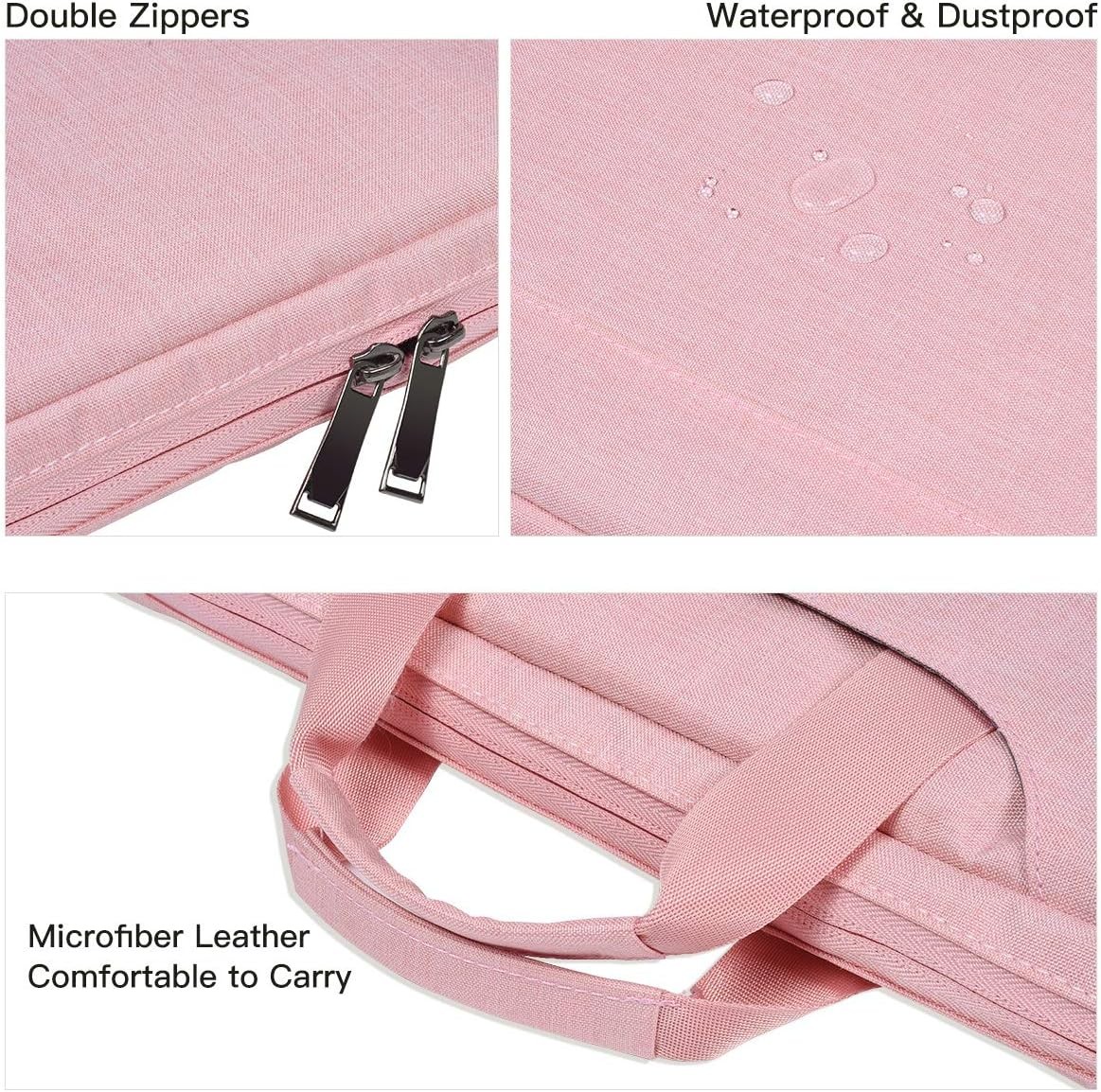 Pink Laptop Sleeve Bag for 11.6-12.9 Inch Macbook Neo 13 A18 Pro, iPad Pro