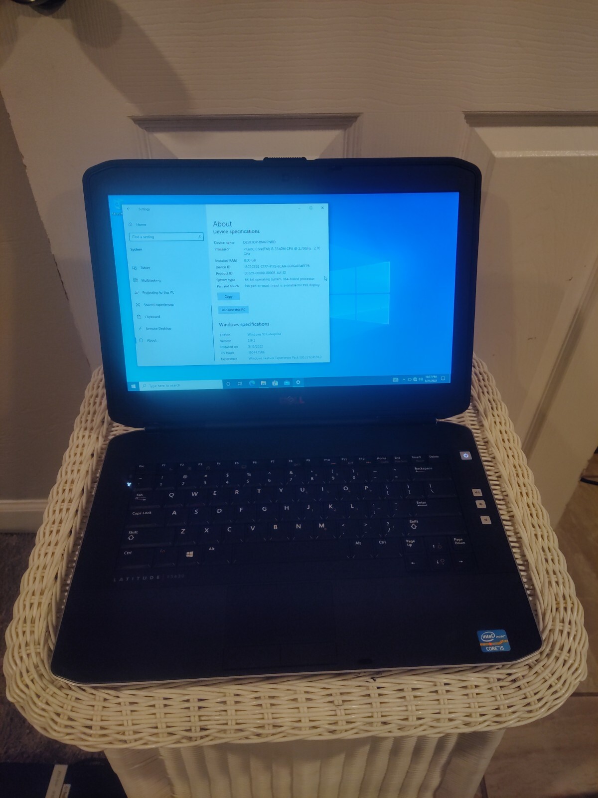 Dell Latitude E5430 14″ Core i5-3340M 8GB Ram 300GB HDD Windows 10 Enterprise
