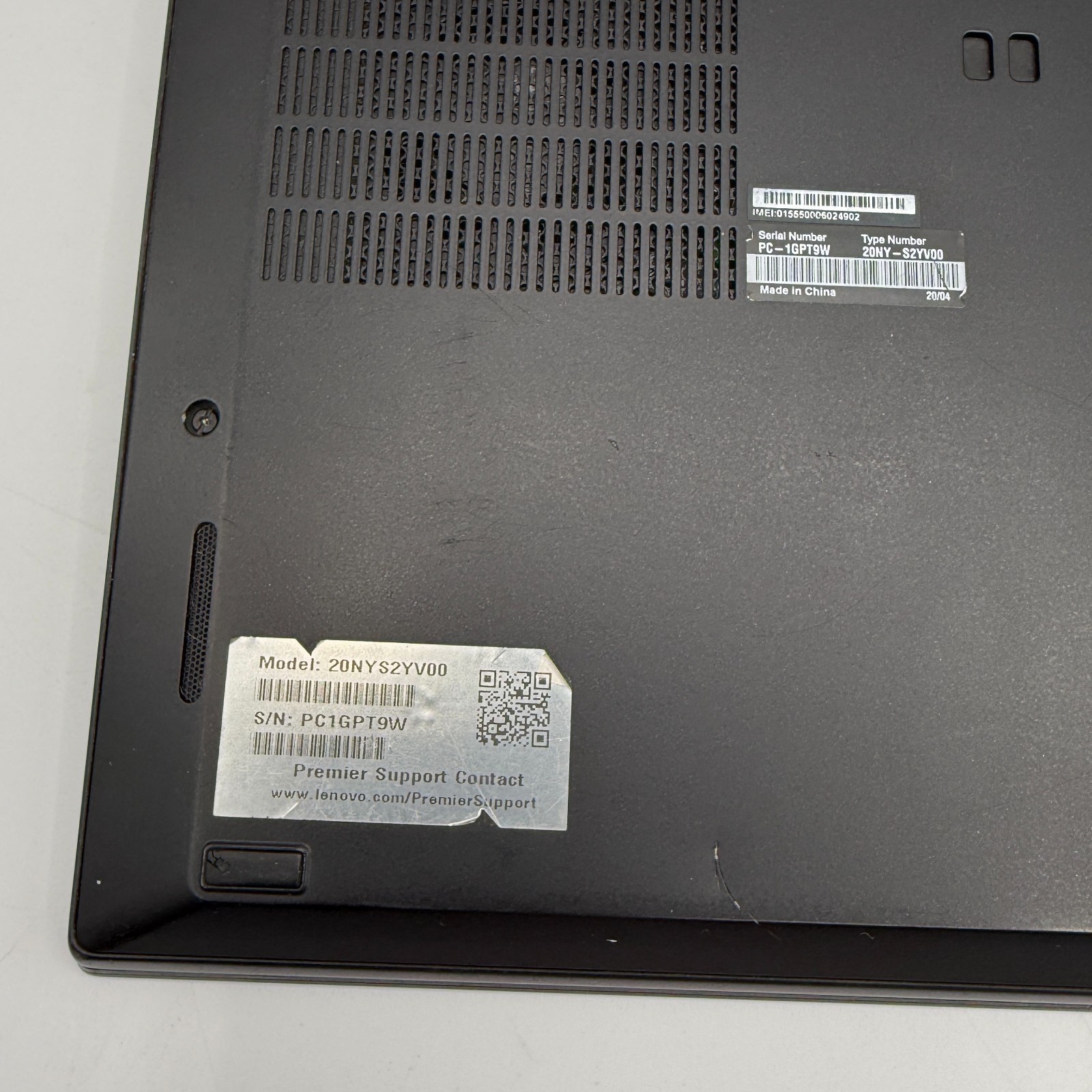 Lenovo ThinkPad T490s 14″ i7-8565U 16GB RAM 256GB SSD Win11 Pro Fingerprin Fair