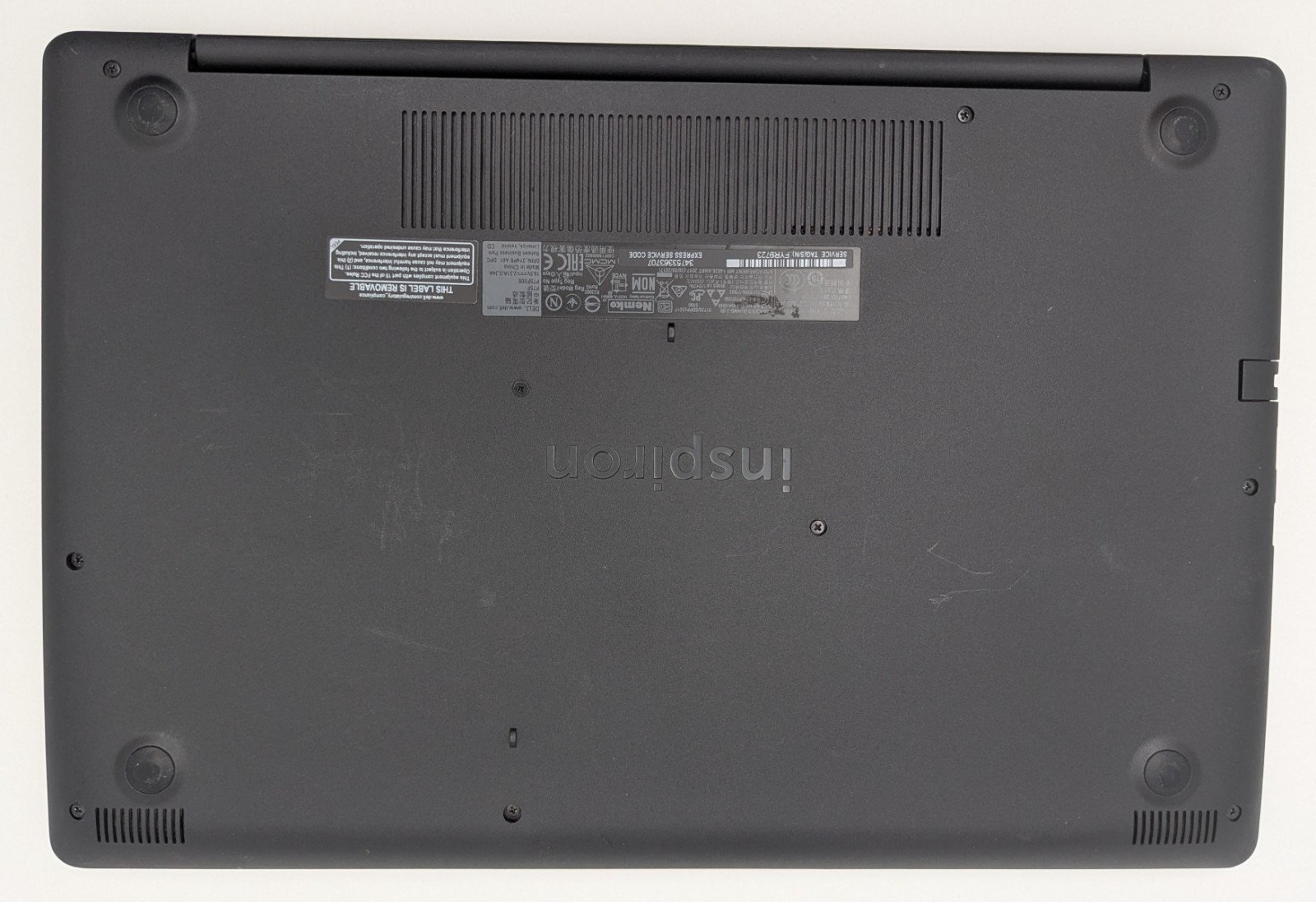 Incomplete Dell Inspiron 3585 15.6″ Touch Laptop Ryzen 3 2200U 2.50GHz 8GB RAM