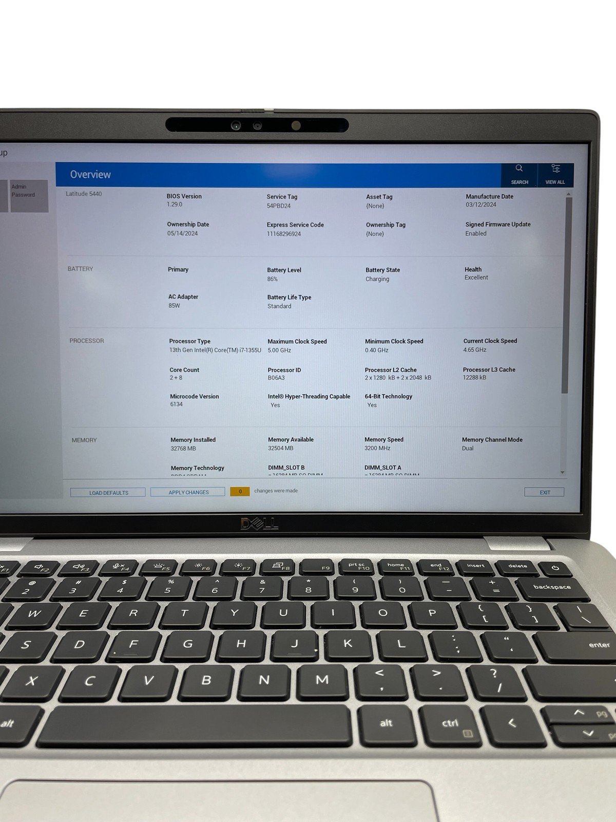 Dell Latitude 5440 14″ – i7-1355U – 32GB RAM – 512GB SSD – Grade D