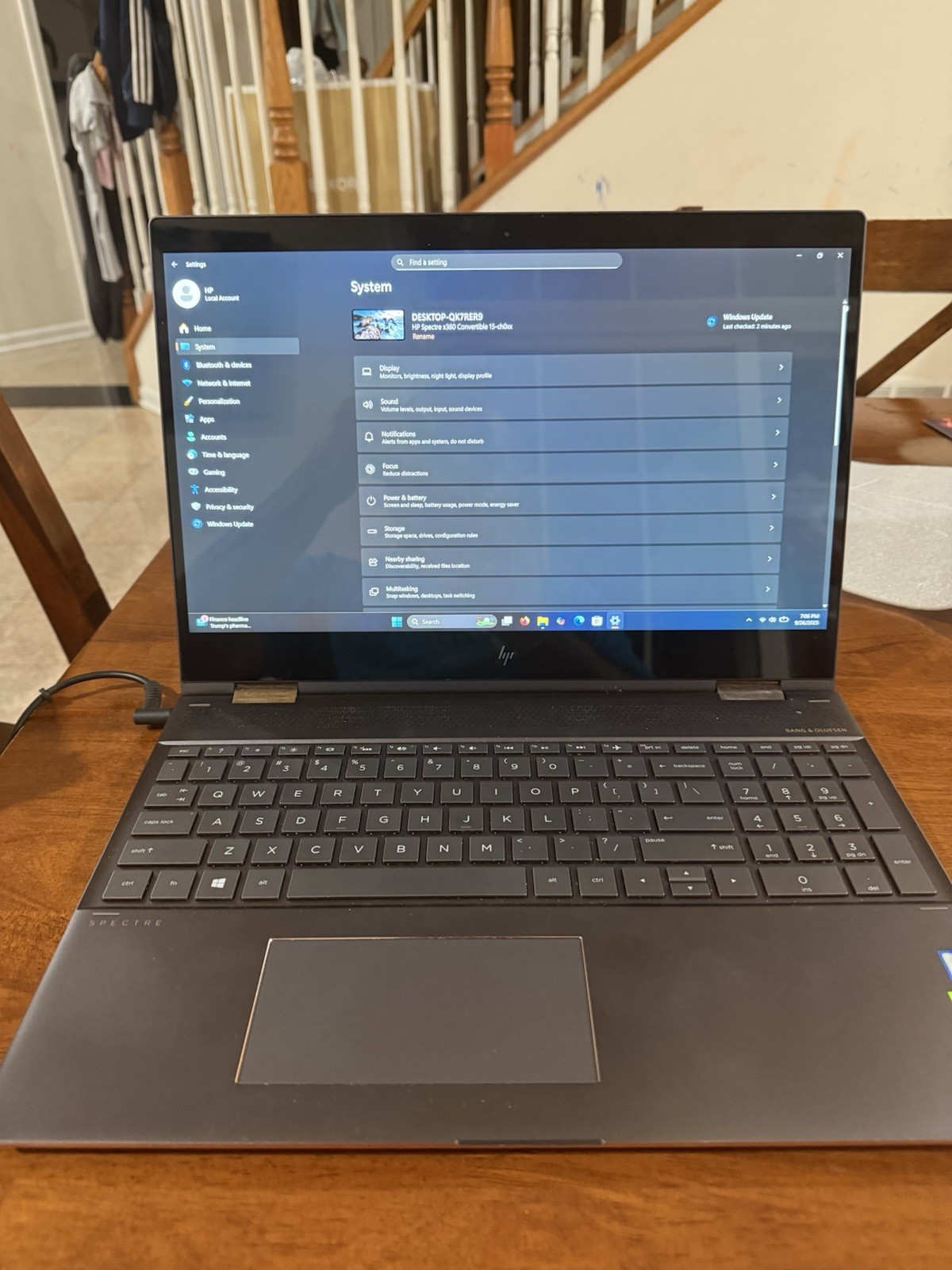 2019 Flagship HP Spectre X360 15.6″ 4K IPS 2-in-1 Touchscreen Laptop Windows 11