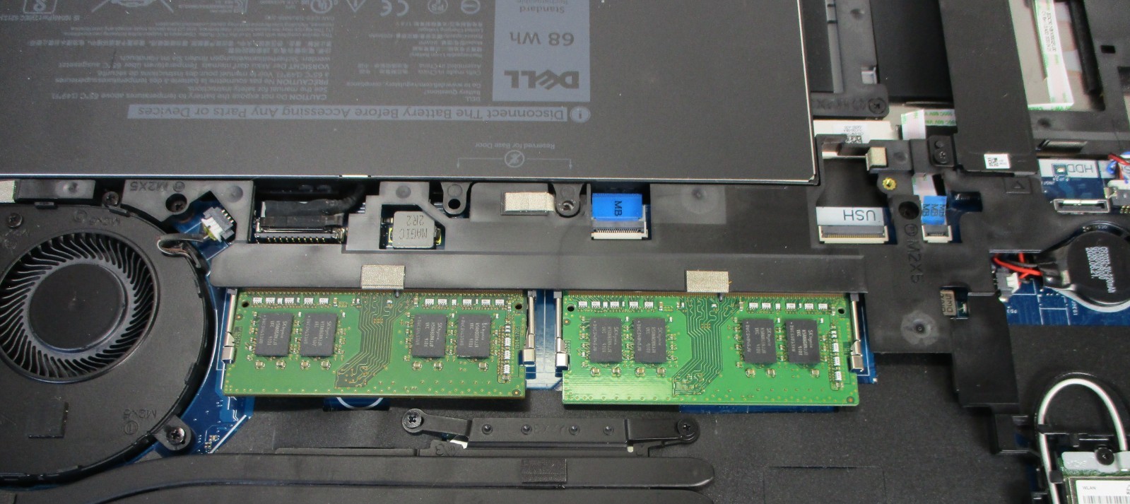 Dell Latitude 5510 Intel i7-10810U CPU, 16GB Ram, No SSD/Power Supply