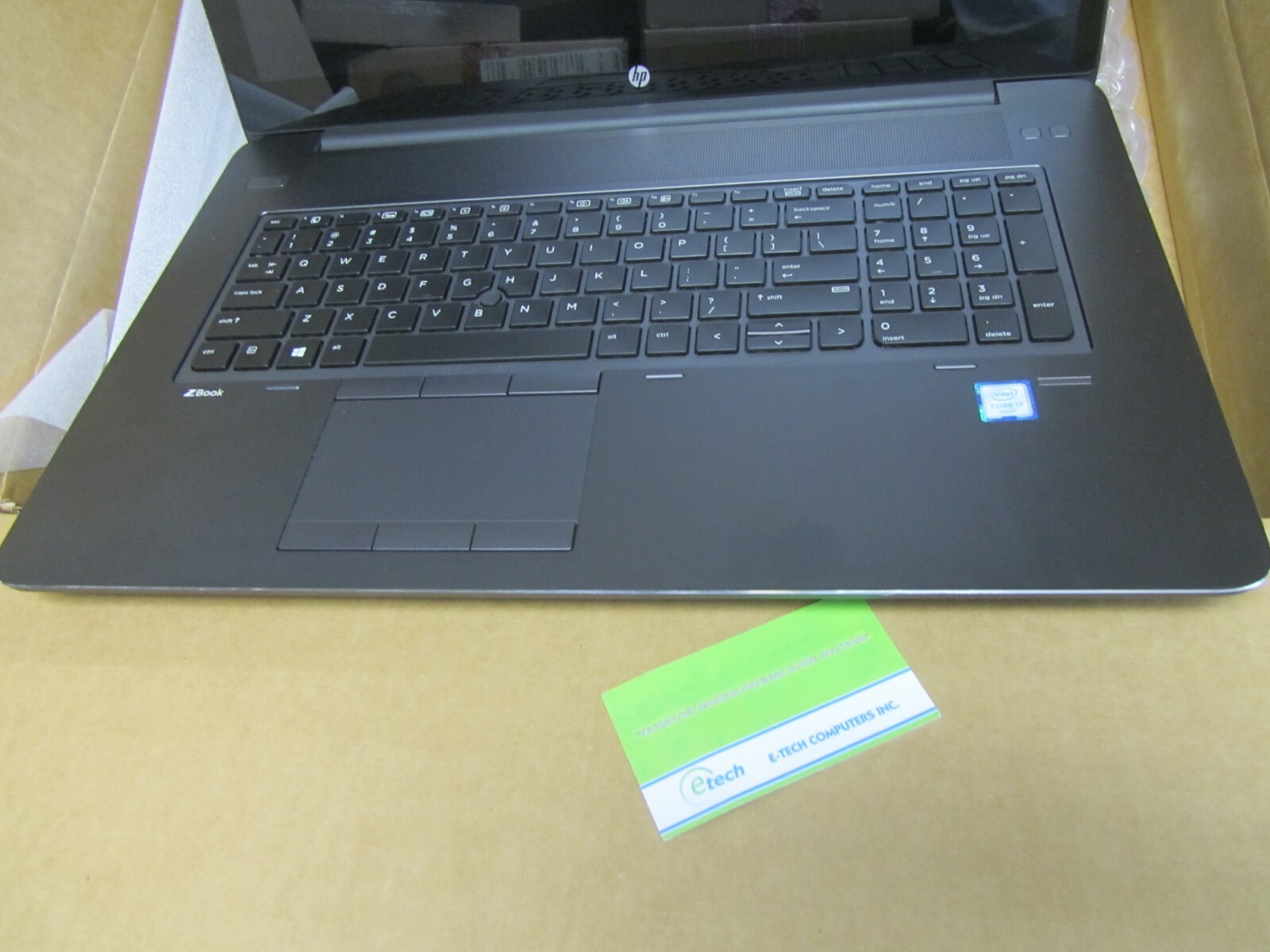 HP ZBook 17 G3 i7-6820HQ 4C 2.7GHz 32GB RAM 1TB NVMe SSD 17.3″ FHD 1080P Touch