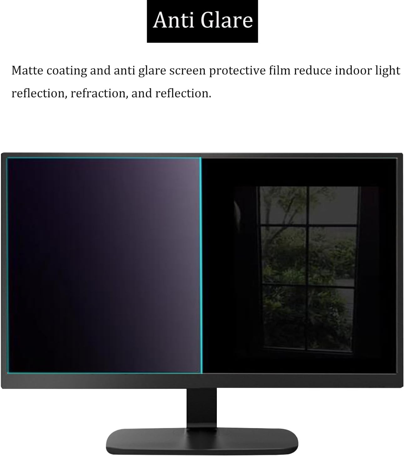 2 Pack 27″ Anti Glare Screen Protector for 27-inch Widescreen Desktop PC Monitor