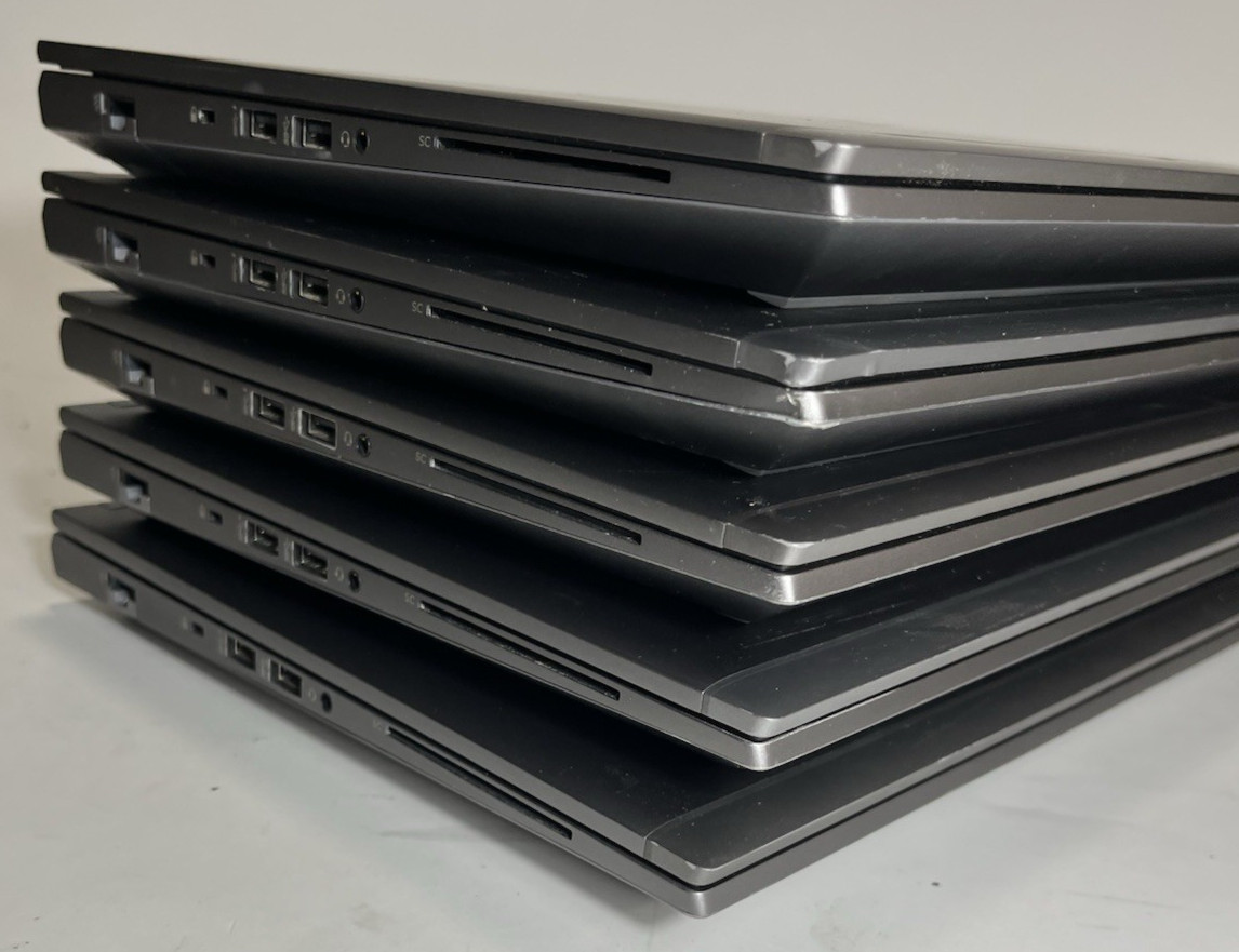 LOT OF 5 HP ZBook Fury 15 G7 i7-10850H – 8GB RAM – 512GB NVMe – 4GB T2000 – W11P