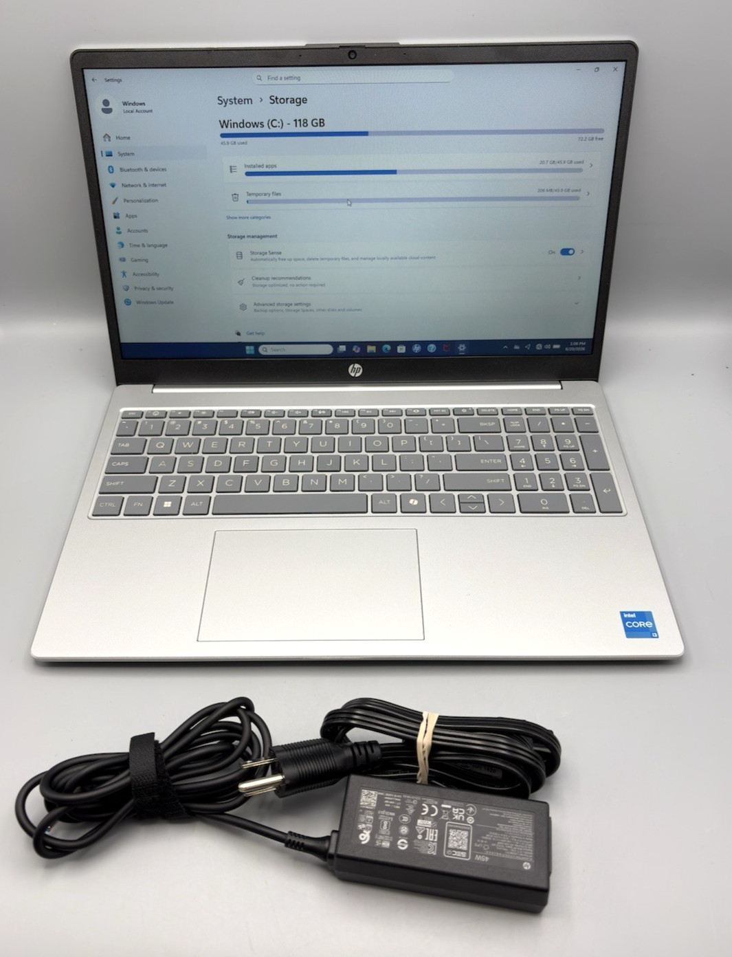 HP 15-fd0113dx Laptop 128GB Intel Core i3 *Pre Owned* FREE SHIPPING