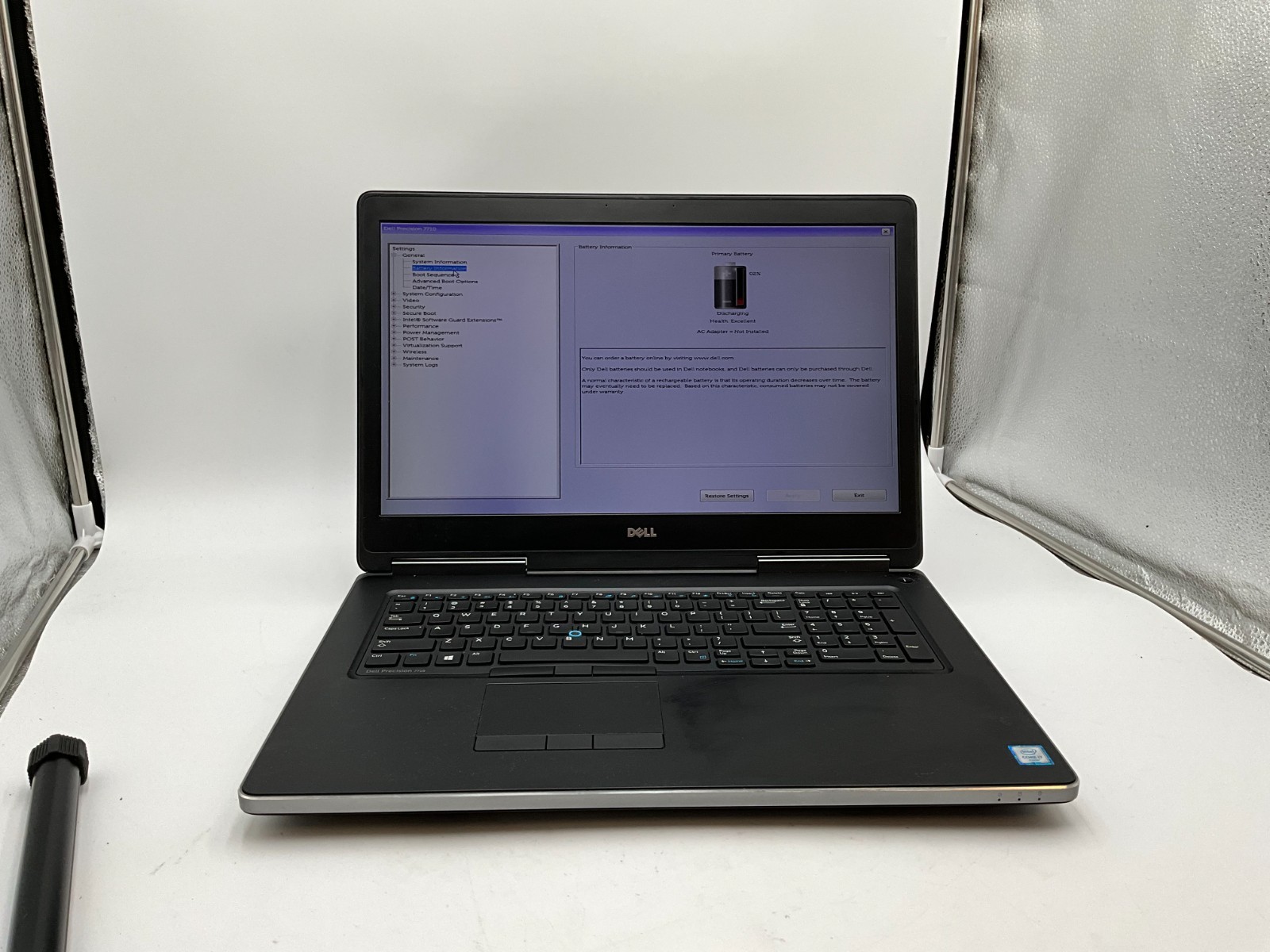 DELL Precision 7710 17.3″ i7-6820HQ 64gb 1tb/512gb M5000M Win11 Laptop 33XPSF2
