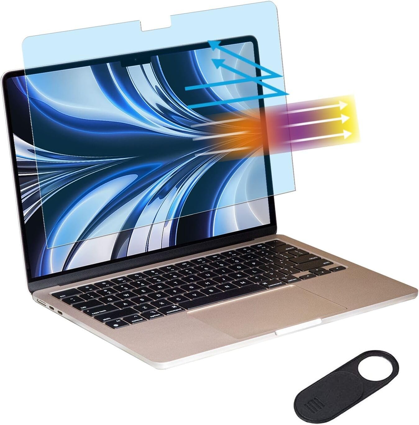 Matte Screen Protector for MacBook Air 13.6″ (2022-2026) – Anti Blue Light