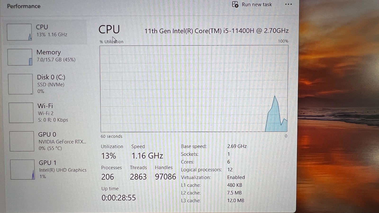 ASUS TUF F15 15.6″ 144Hz i5-11400H 16GB 1TB SSD RTX 3050 Laptop READ SCREEN FLAW