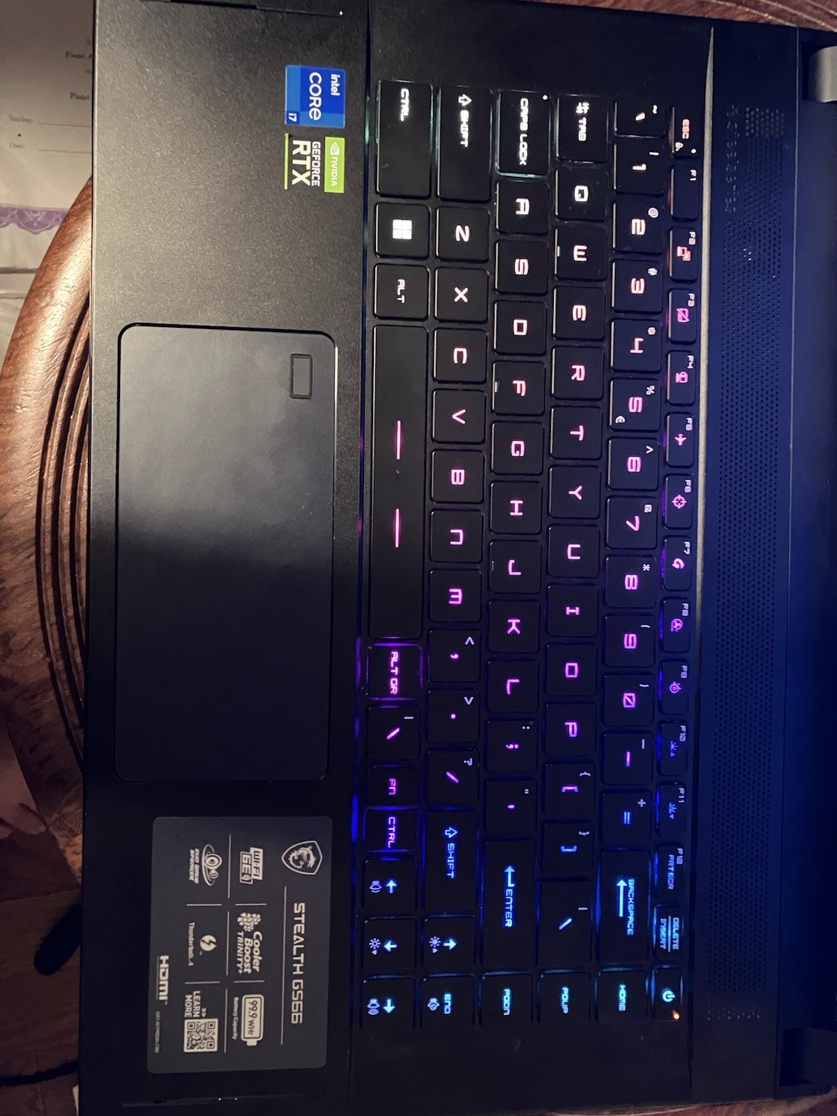 MSI Stealth GS66 12ugs I7 12700h RTX 3070 Ti 32GB RAM With Charger 96TT
