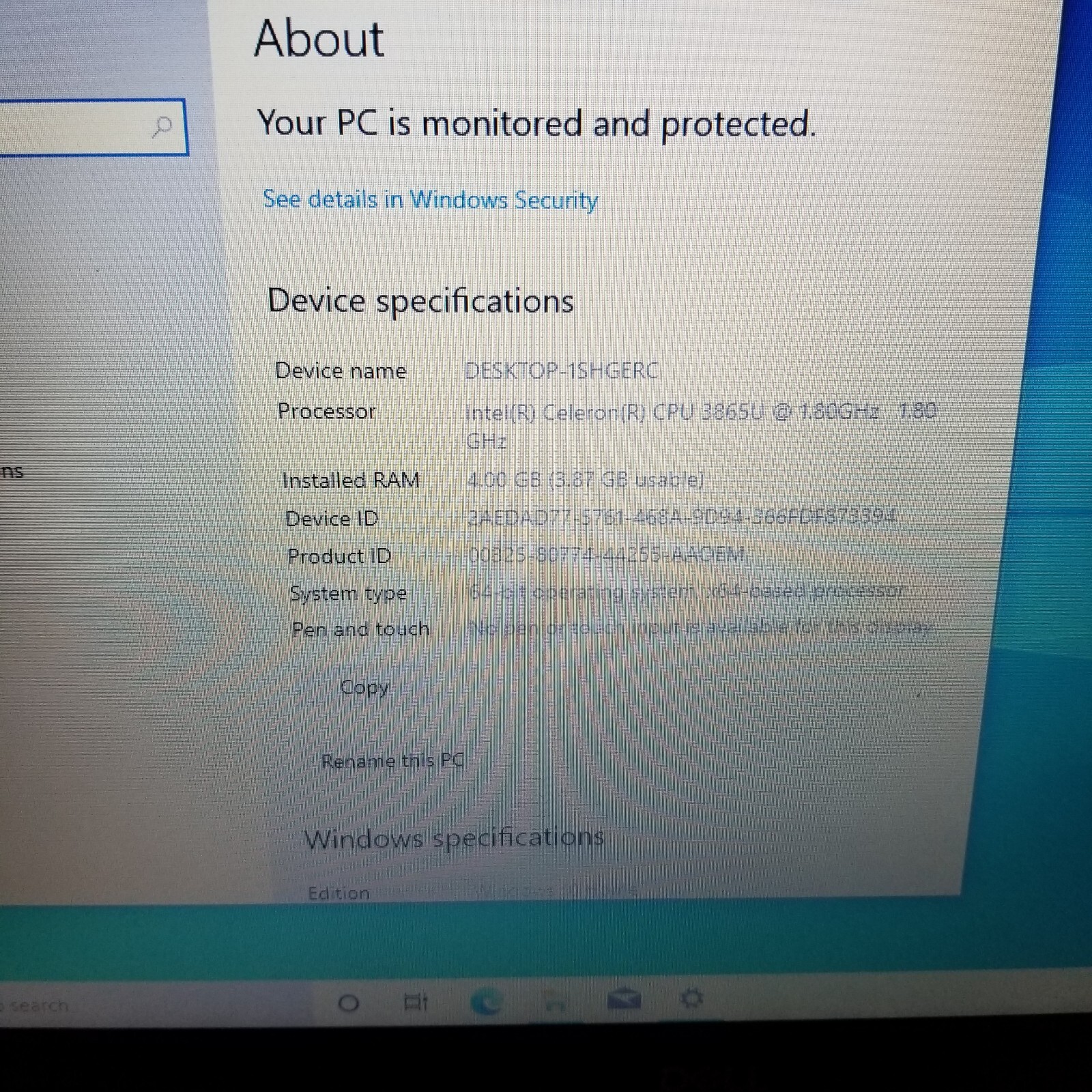 Dell Latitude 3580 15.6″ Laptop Intel 1.8GHz 4GB 500GB w/ A.C Webcam/HDMI #69