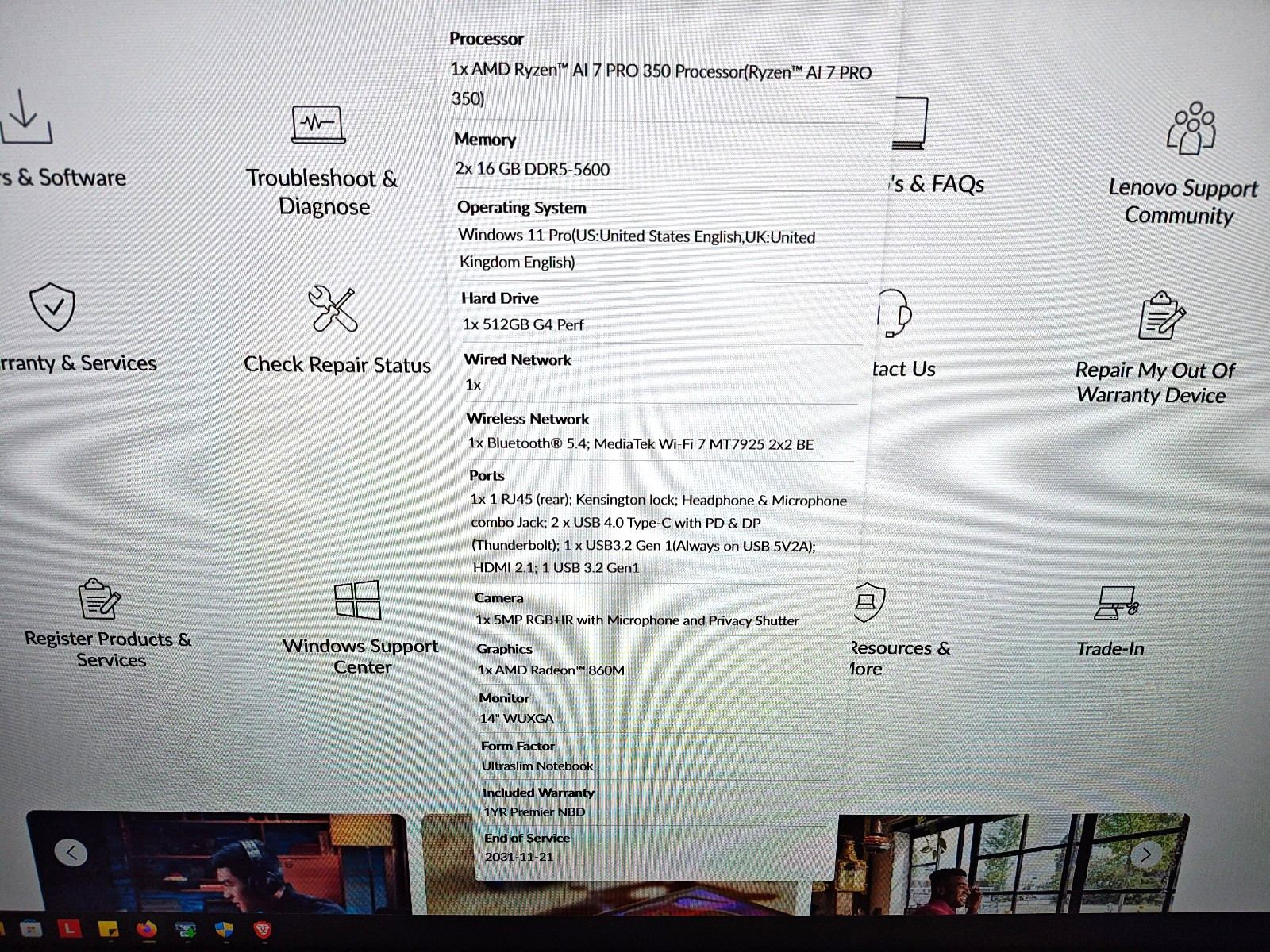 Lenovo ThinkPad P14s Gen 6 (Touch) — Ryzen AI 7 PRO 350 32GB 512GB WTY 2029
