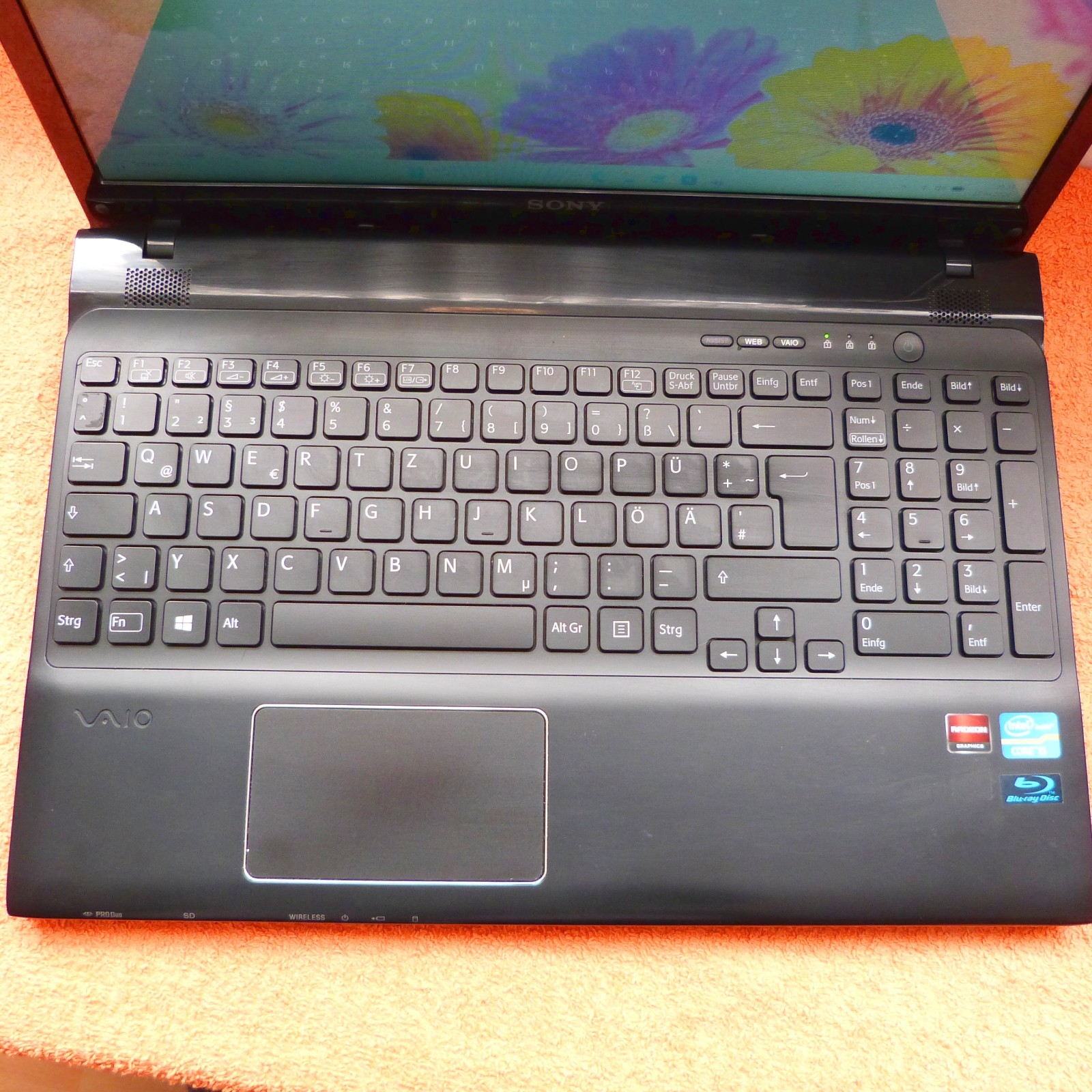 Sony Vaio SVE15 FIT 15″ BLU RAY L 500GB SSD Windows 11 16GB RAM HDMI TURBO i5
