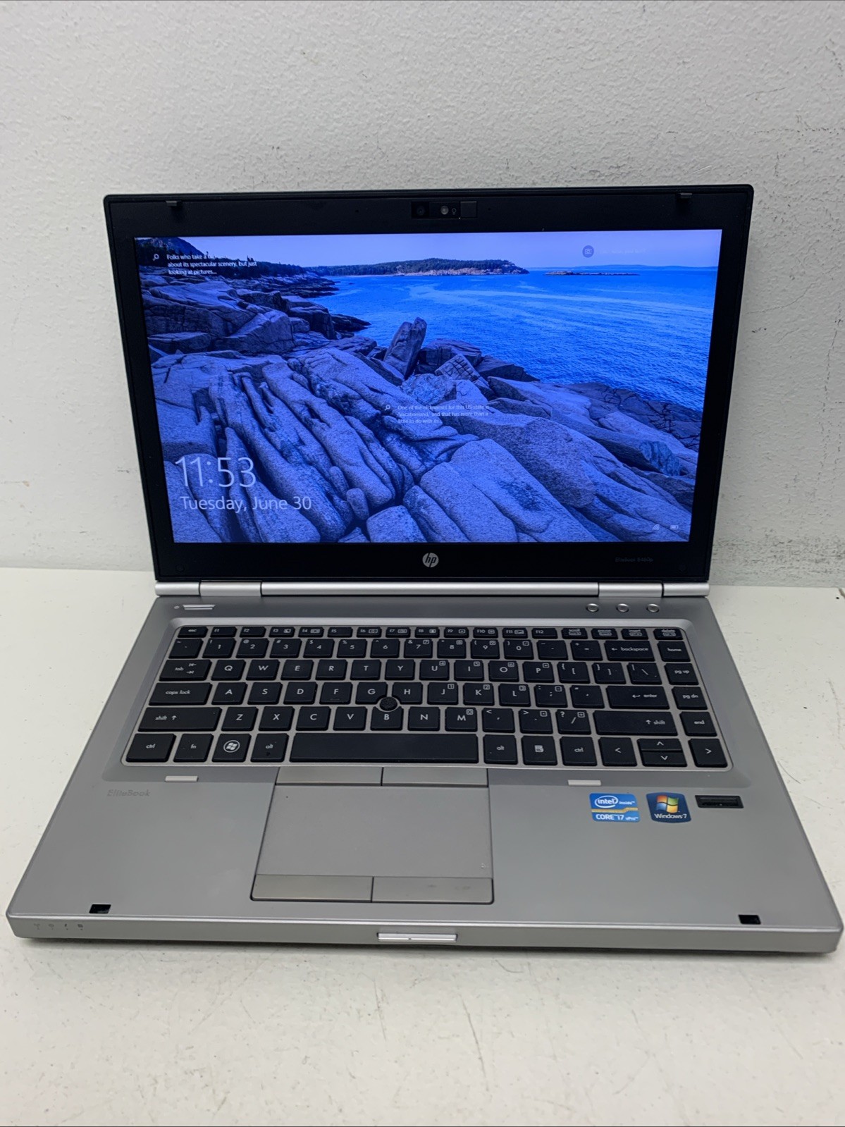 HP EliteBook 8460p 14″ i7-2620M 2.70GHz 8GB RAM 128GB SSD Wind 10 Pro Not Activa