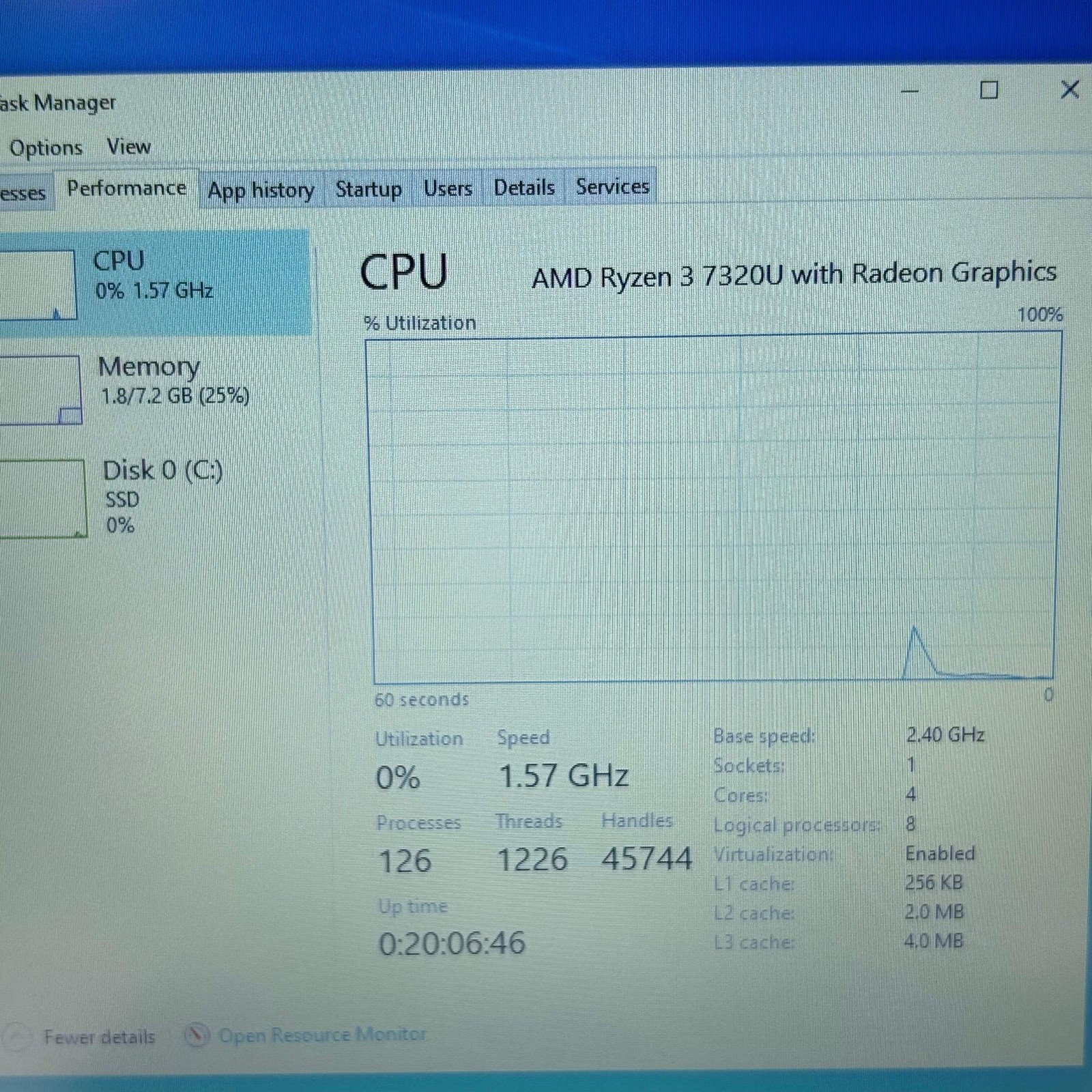 HP 15.6″ Laptop AMD Ryzen 3 7320U 8GB RAM 256GB SSD 15-FC0399NR