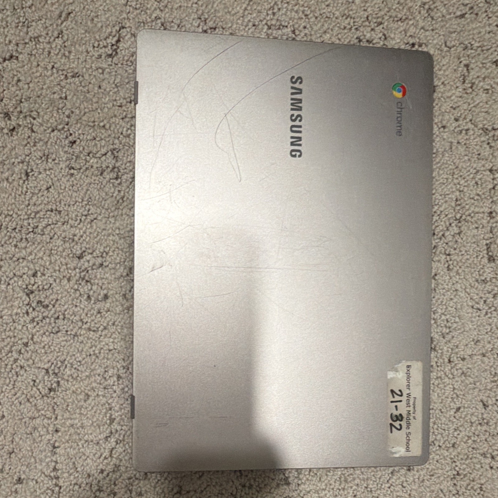 Samsung Chromebook 11.6 in Chrome OS Laptop, Built-In Webcam, Silver