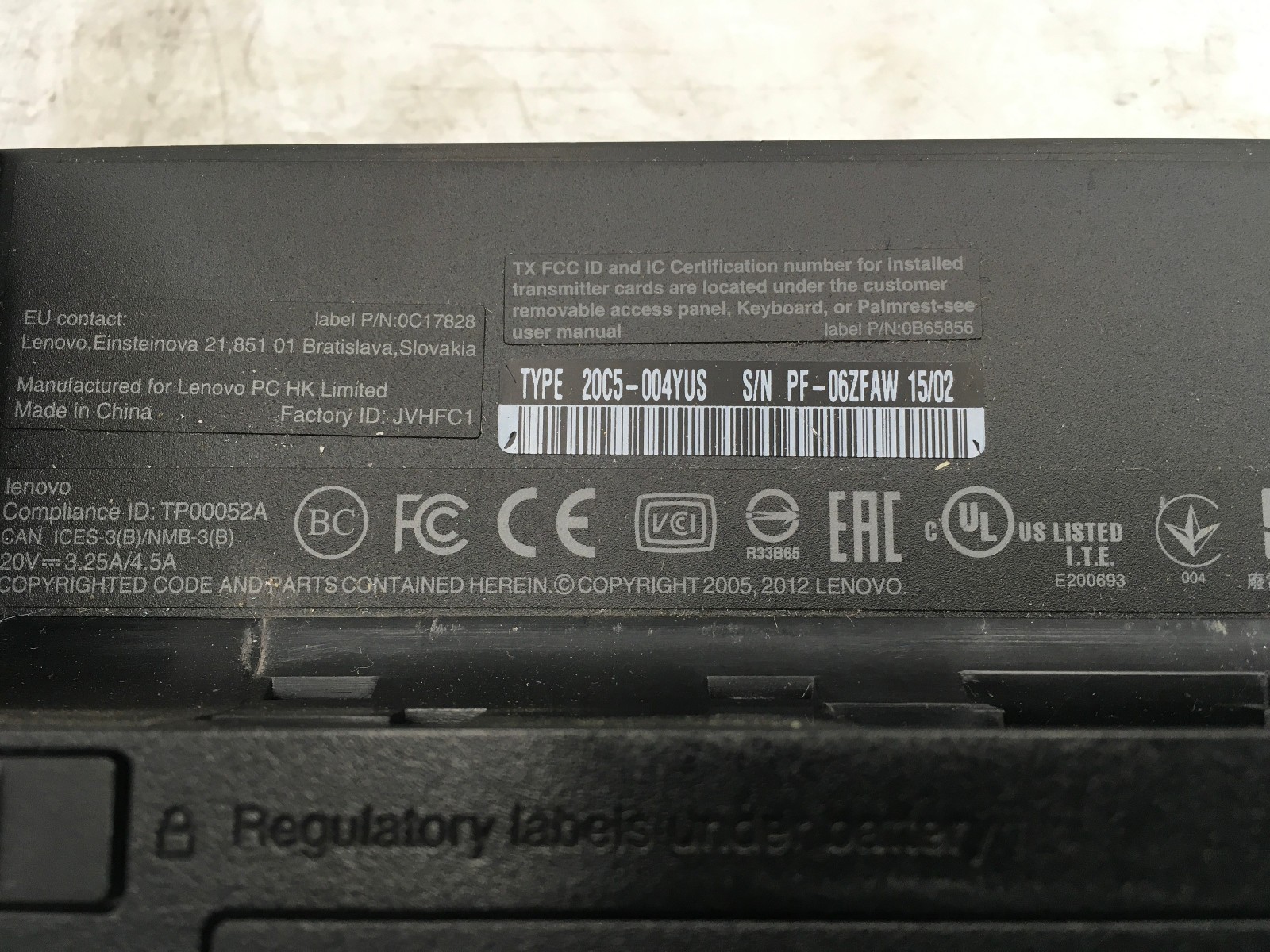 LENOVO THINKPAD E440 – BOOTS TO BIOS/BAD LCD – INTEL I5 4200M – NO RAM -READ-BB