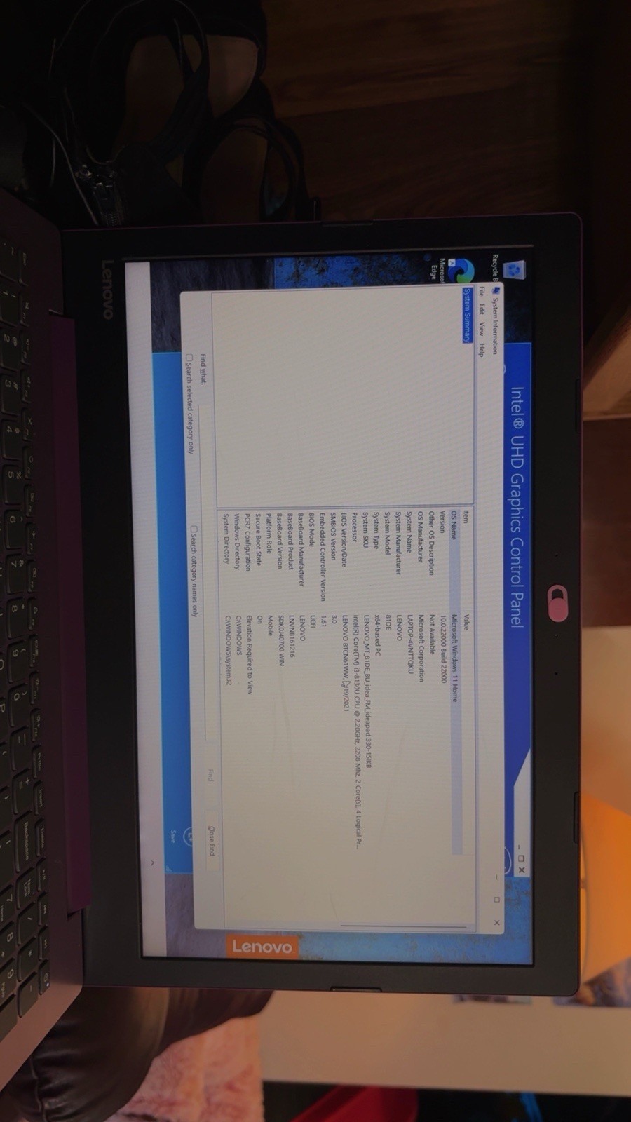 Lenovo Yoga 720-13IKB 13.3″ i5-7200U 4GB 128GB SSD Win 11 Purple