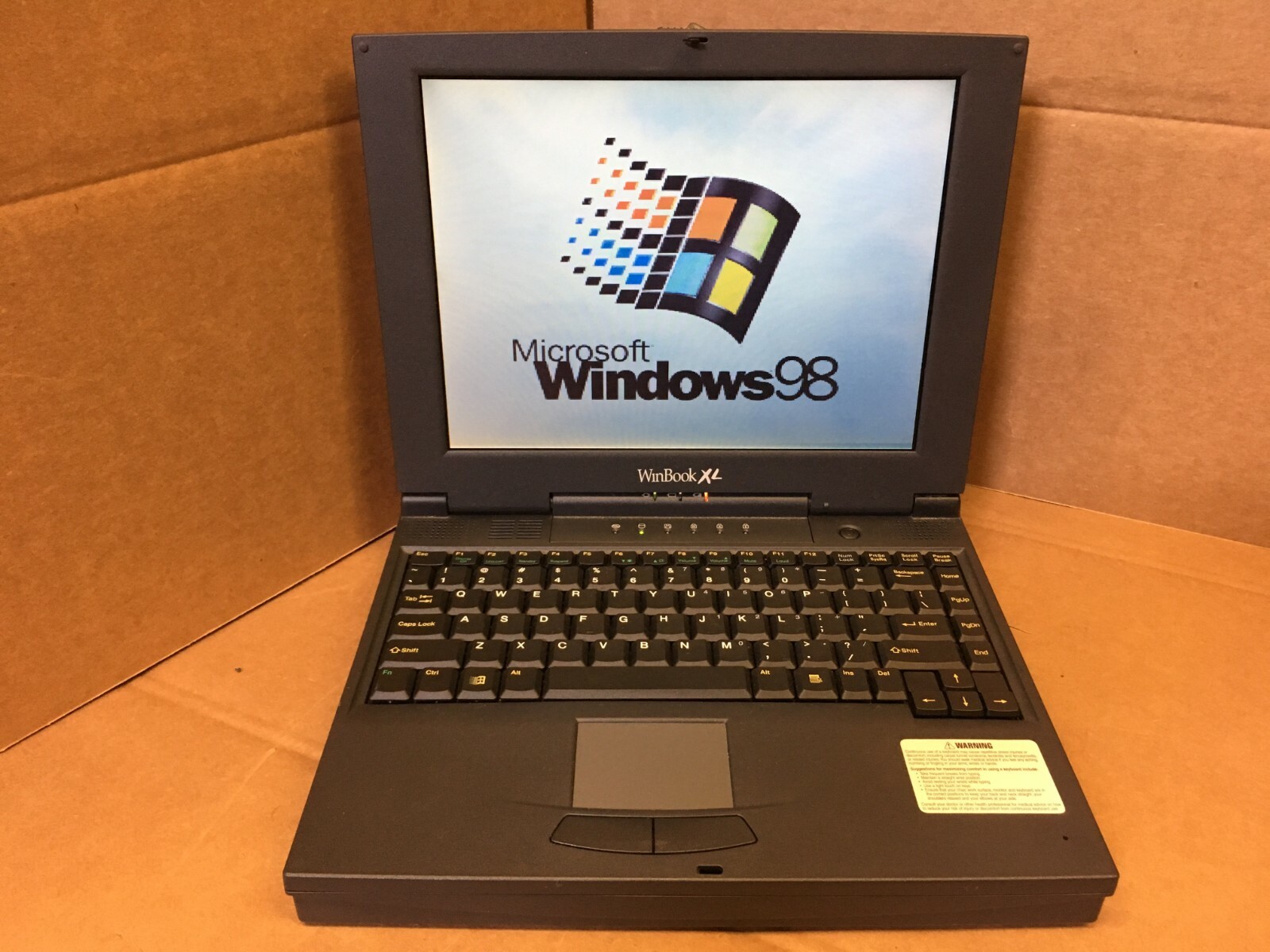WINBOOK XL LAPTOP WinBook XL AMD-K6 3D PROCESSOR WINDOWS 98 OFFICE 97