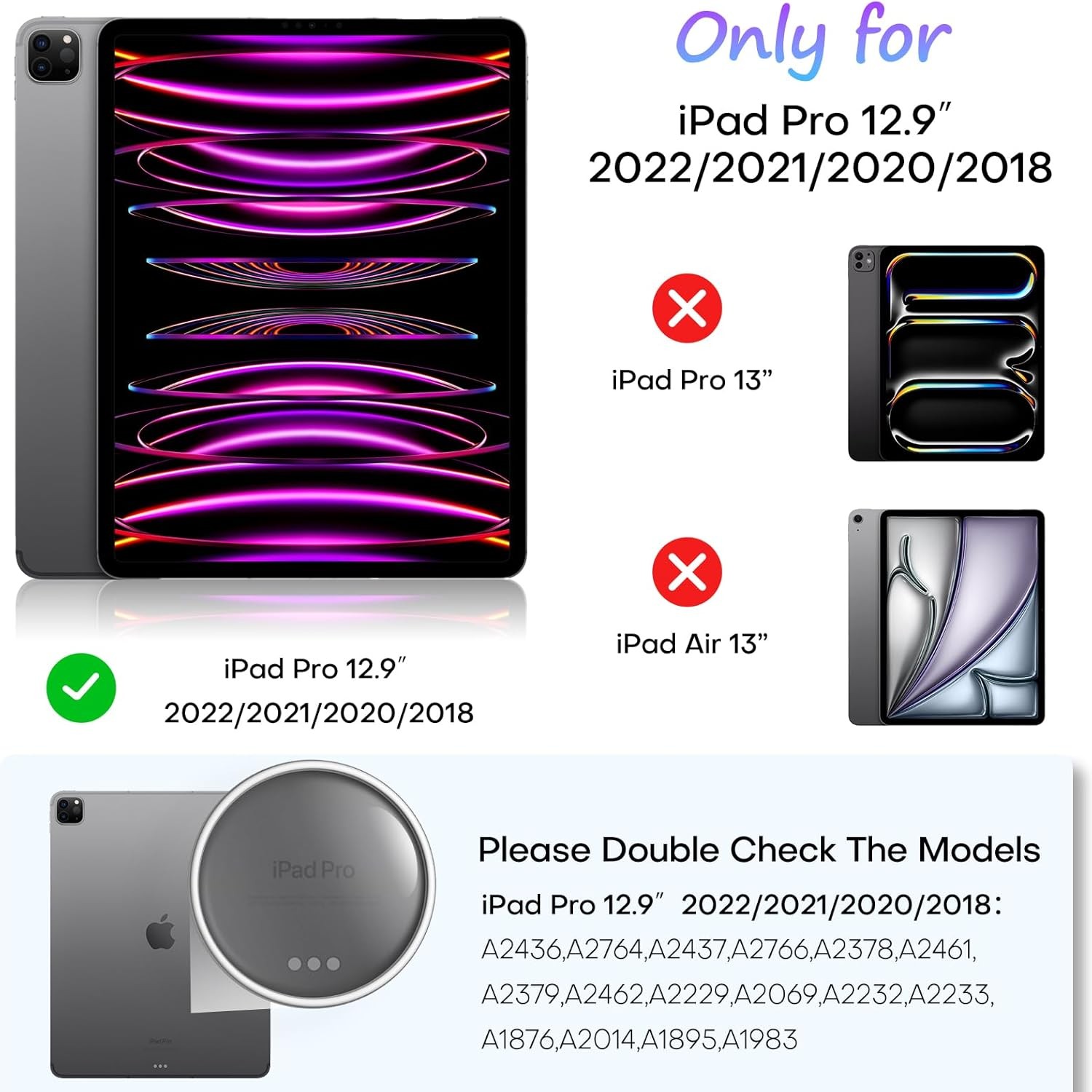 PAPERSENSE 2 Pack Paper Screen Protector for iPad Pro 12.9 inch 2022/2021/2020/2