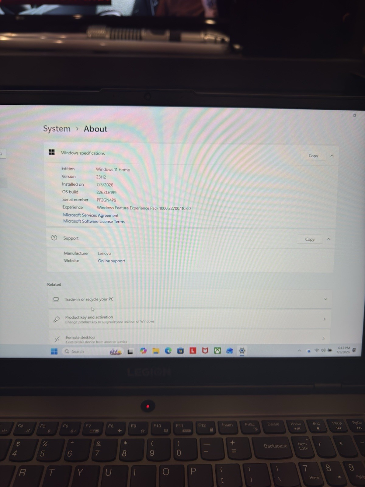 Lenovo Legion 5 15IMH05H i7-10750H 16GB 512GB SSD 1TB HDD 15.6in FHD Win11