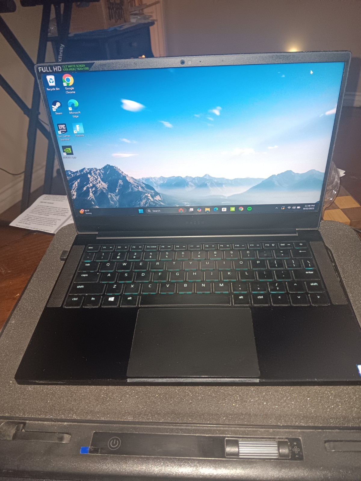 Razer Blade Stealth 17 + Llano Gaming Laptop Cooler