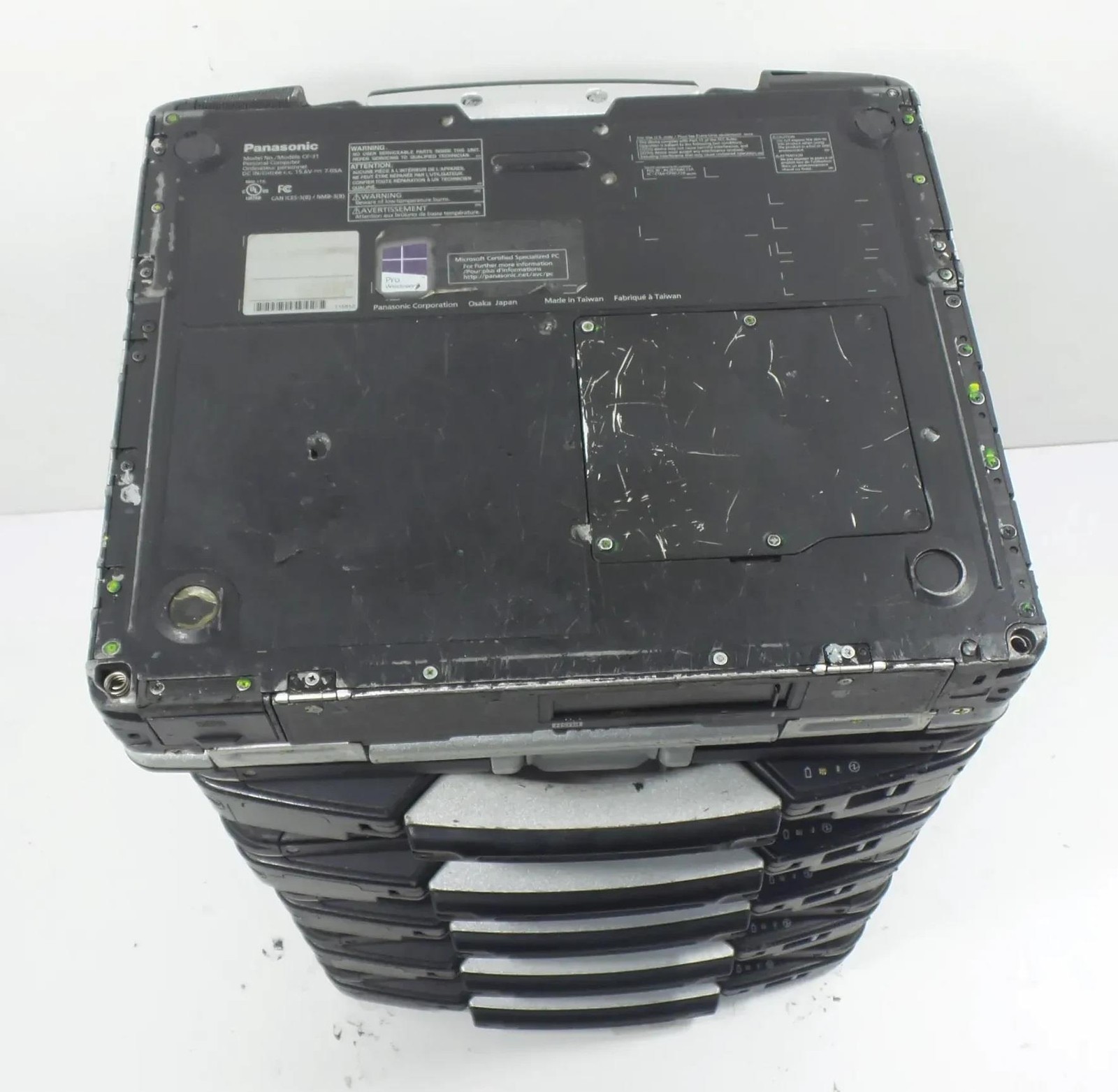 Lot of 6 Panasonic Toughbook CF-31 Core i5-3340M 2.7GHz 4GB – No HDD
