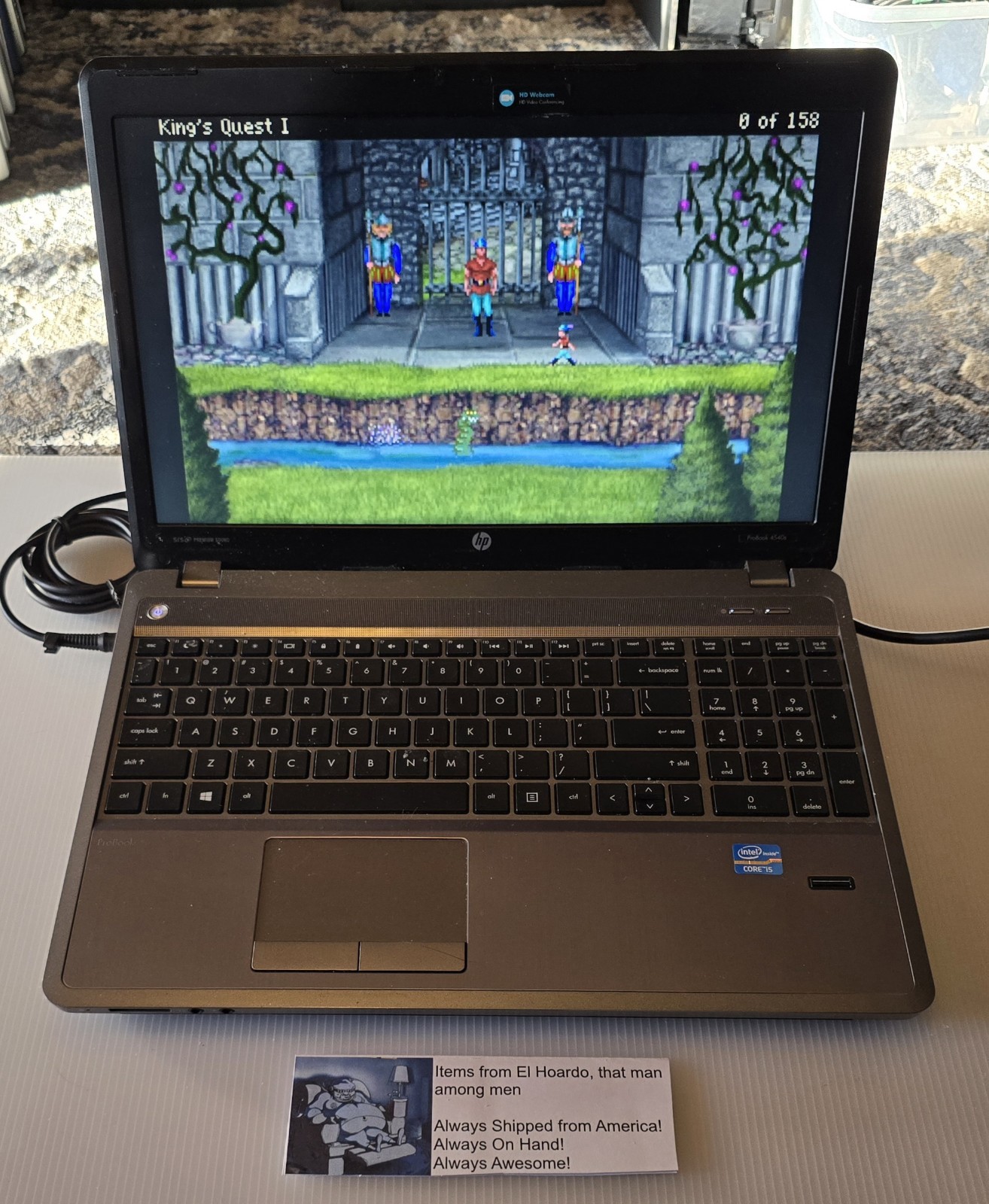 HP Probook 4540s Laptop i5-3210M 2.50Ghz 16GB RAM 500GB HDD WIN 10 PRO