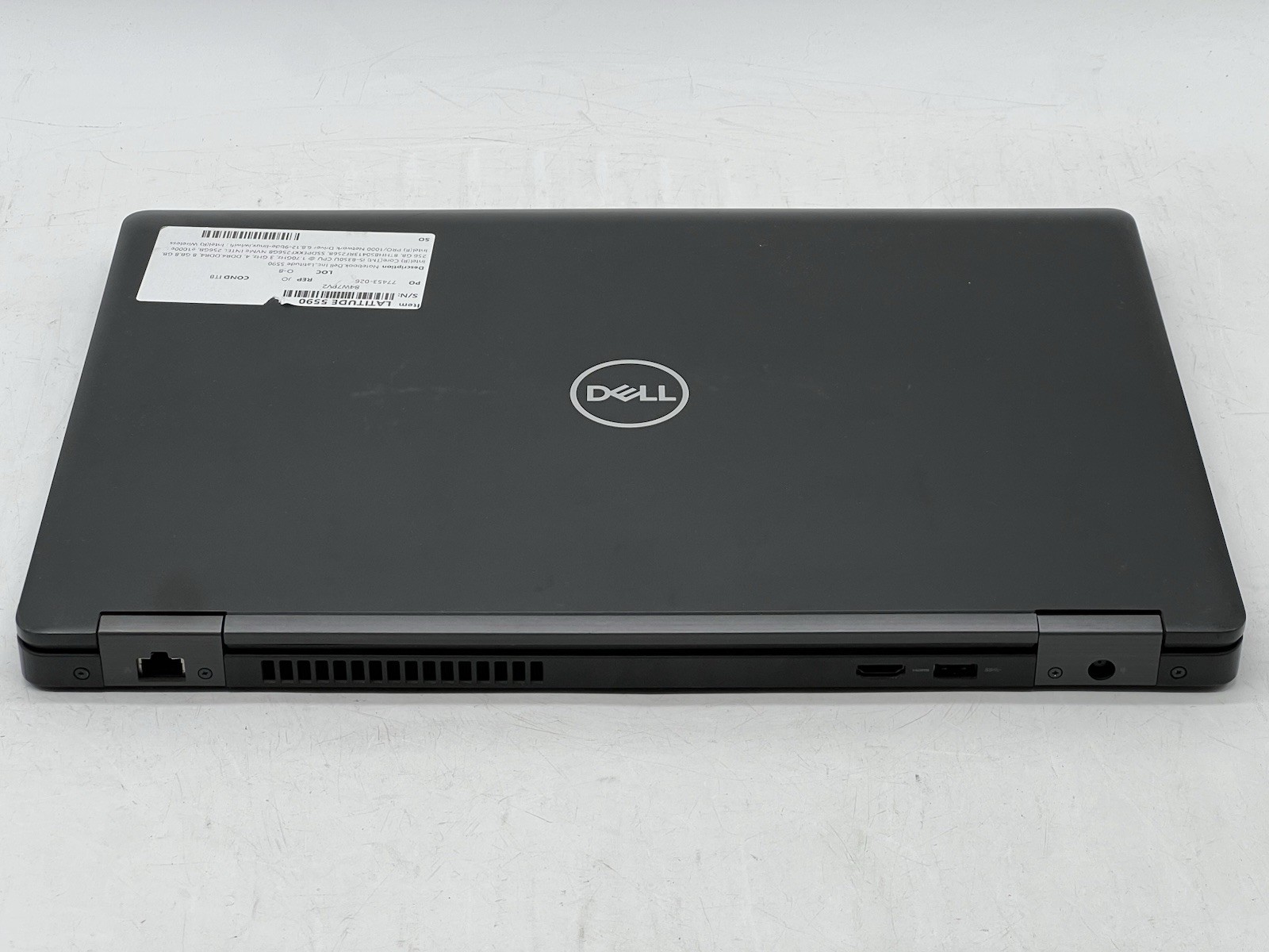 Dell Latitude 5590, i5-8350U, @1.70GH, 16GB RAM, 256GB NVMe-No OS, w/Charger