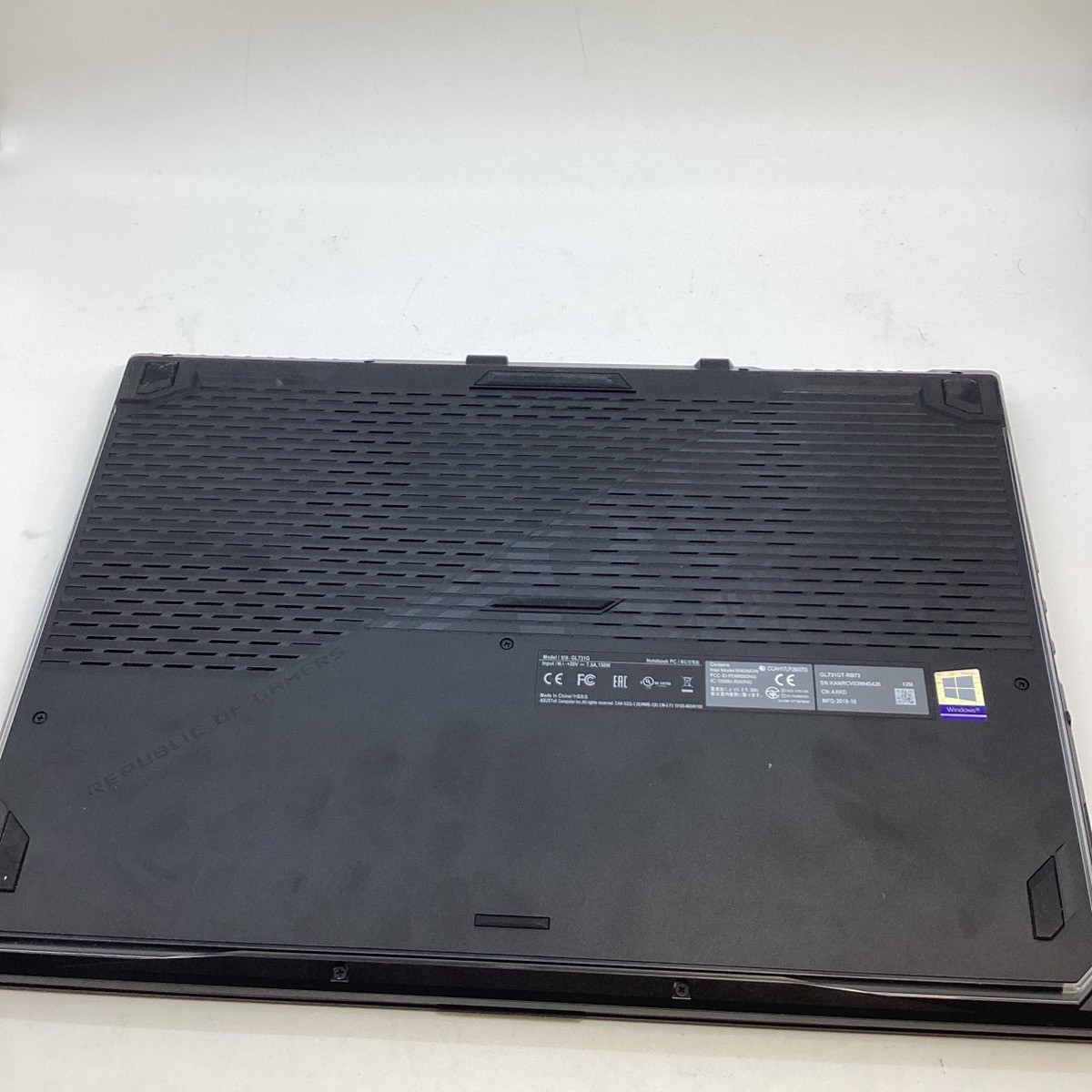 Asus ROG Strix GL731GT Gaming Laptop Intel i7 9th Gen & GTX 1650 GPU (GO1069122)