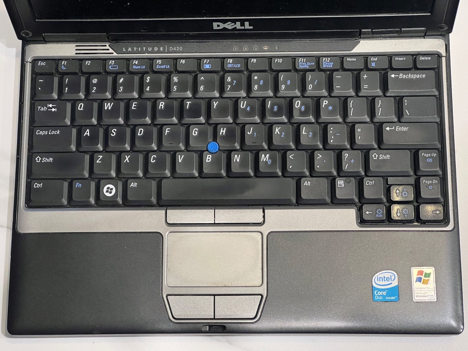 DELL LATITUDE D420 INTEL CORE DUO 1.2GHz 1.5GB RAM – No HDD – Battery Good