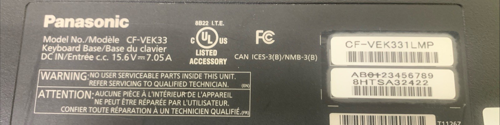 🤩Panasonic Toughbook CF-33 8GB 256GB SSD Core i5 Win 11 Pro💥