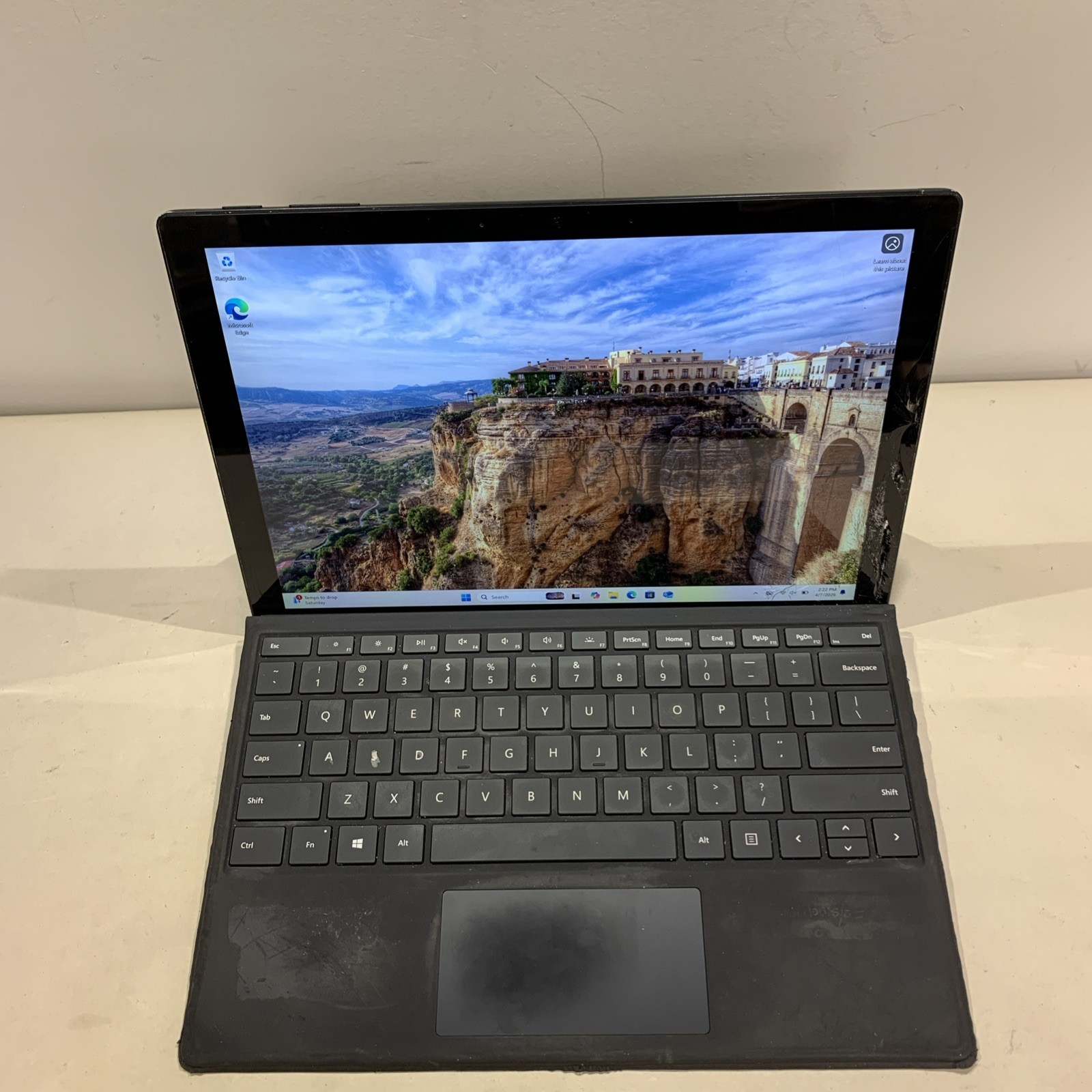 Microsoft Surface Pro 7 Intel Core i5-1035G4 8GB RAM 256GB SSD Win11 Home | READ