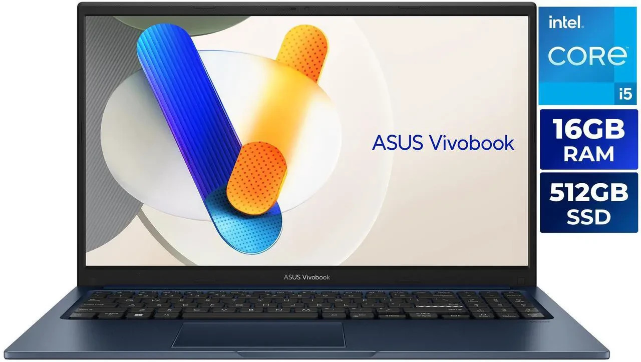New ASUS VivoBook F1504VA-BS51T 15.6” FHD Touch Laptop i5-1334U 16GB 512GB