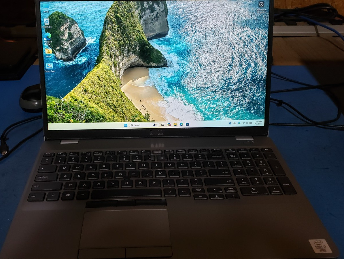 Dell Latitude i7- 5510 15.6″ Intel Core i7-10610U 1.80 GHz 32GB RAM 512GB NVME