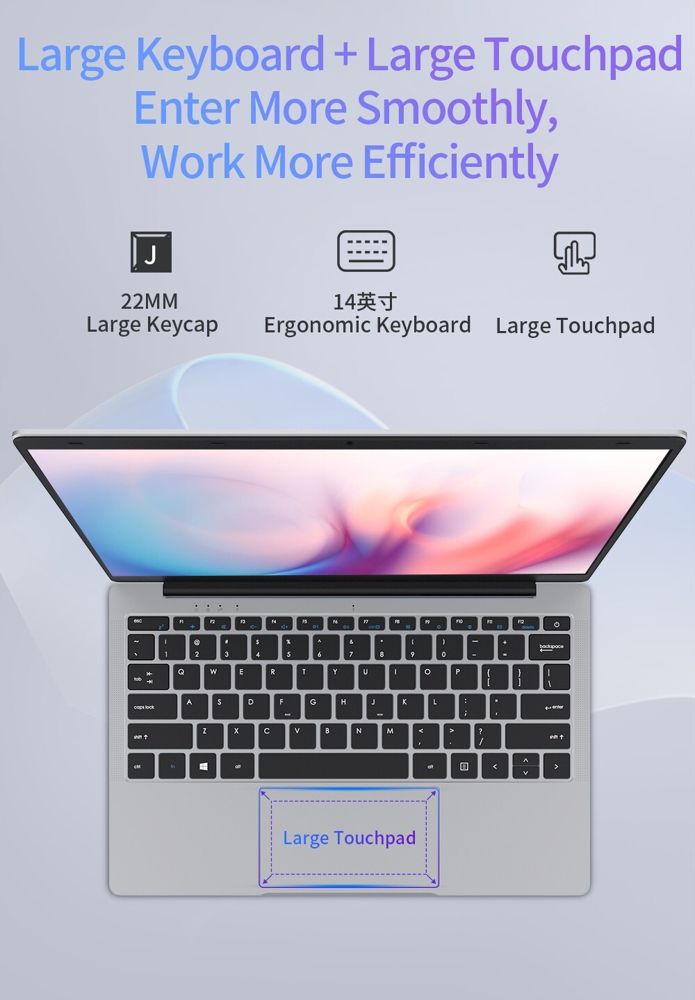 Jumper EZbook S6 Laptop 14-Inch 8GB RAM 256GB Windows 11