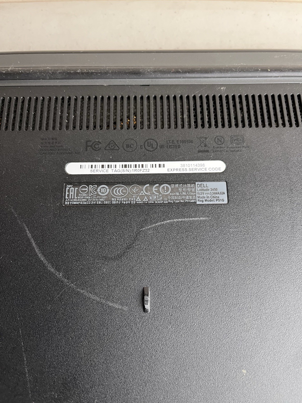 dell latitude 3450 laptop (Parts Only)