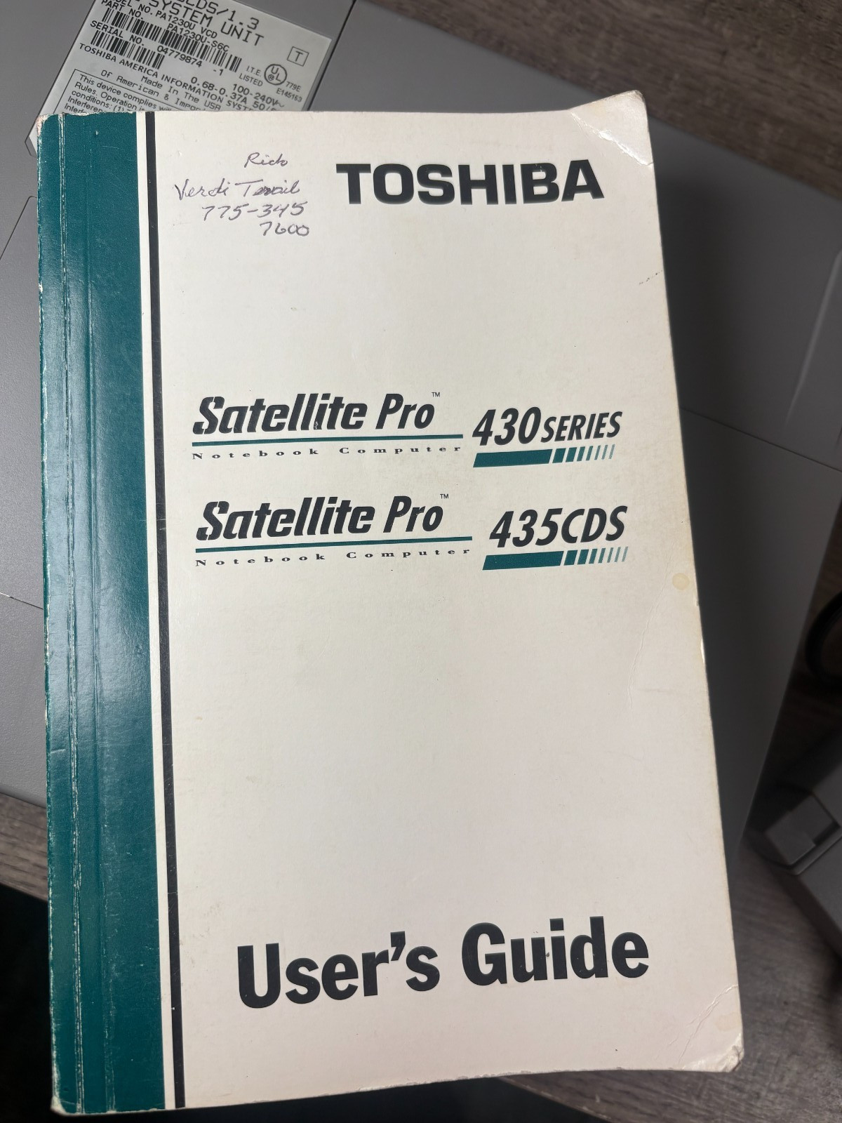 Toshiba Satellite Pro 435CDS Laptop PA1230U + FDD Attachment (Read Desc.)