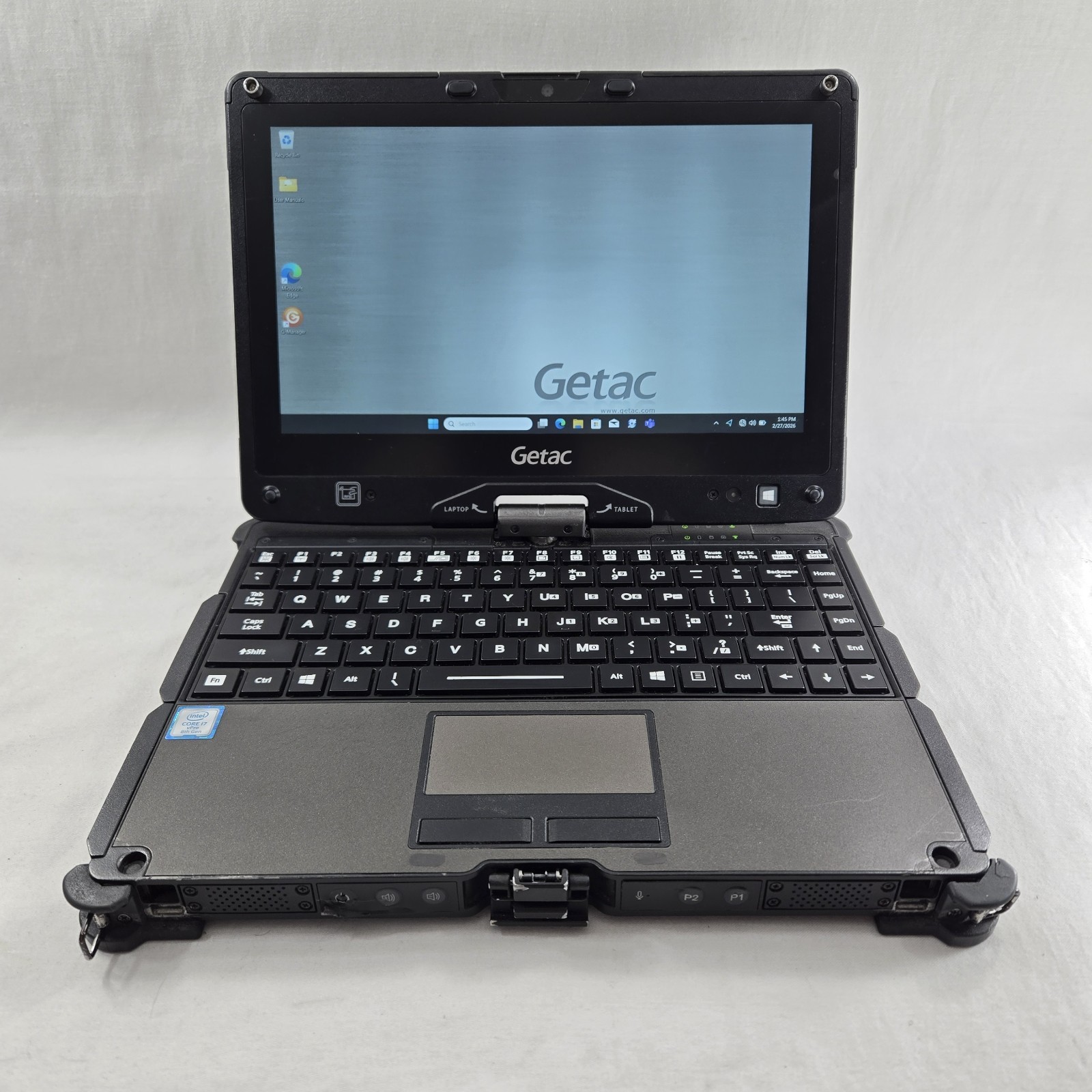 Getac V110 G5 Rugged Toughbook i7-8665U 256GB SSD 8GB Win11 4G – GPS — Grade C