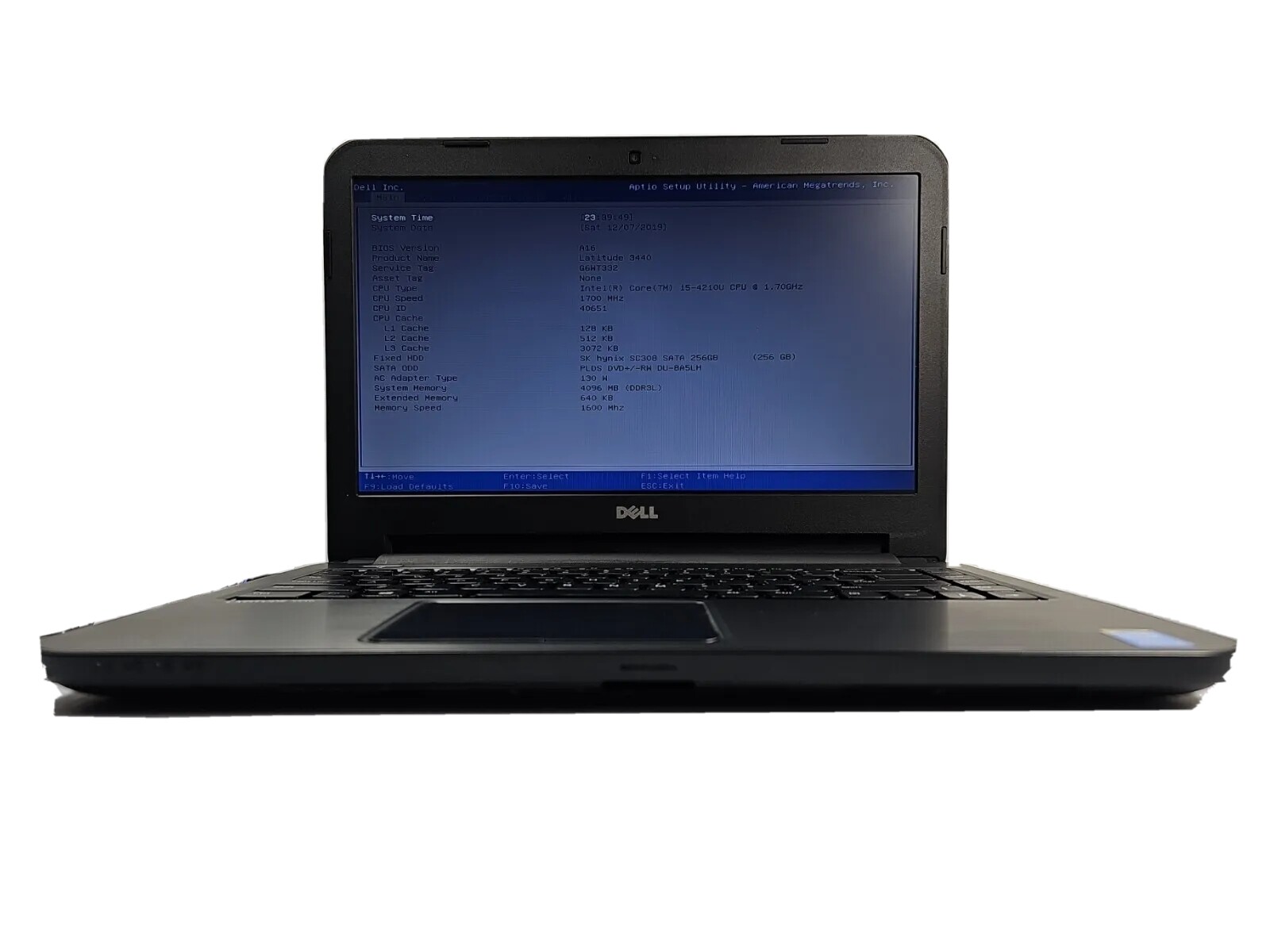 DELL LATITUDE 3440 Intel Core i5 1.7 GHz 4 GB NO HDD LAPTOP COMPUTER
