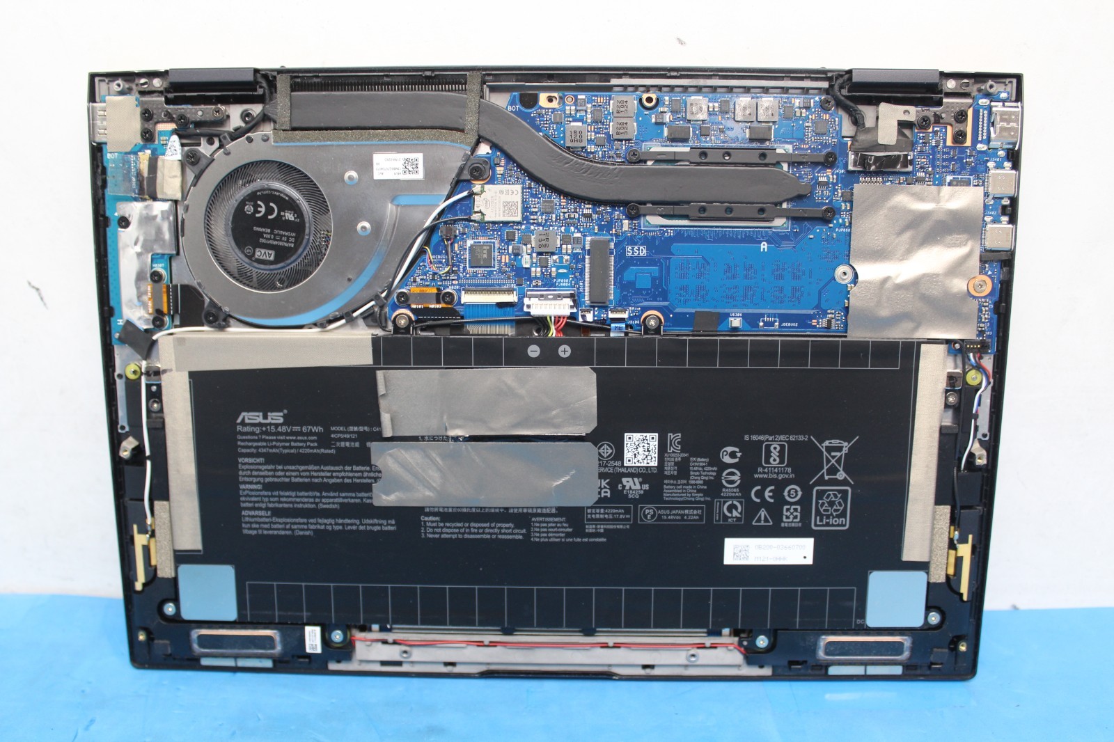 Asus ZenBook Flip S UX371E Laptop Core i7-11th Gen NO SSD PARTS/REPAIR T9C11