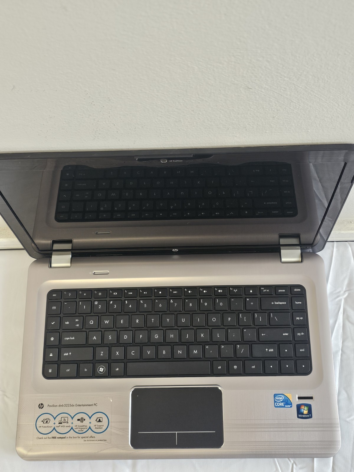HP Pavilion dv6-3225dx Laptop – Intel i3-M370 – 4GB RAM – 500GB HDD – Windows 10