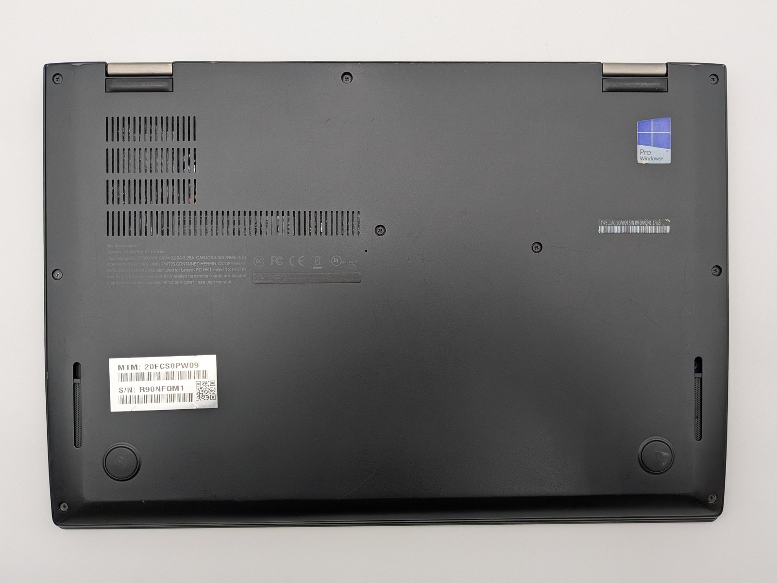 Lenovo ThinkPad X1 Carbon 4th Gen 14″ FHD I7-6600U 512GB SSD 16GB W11 *READ*