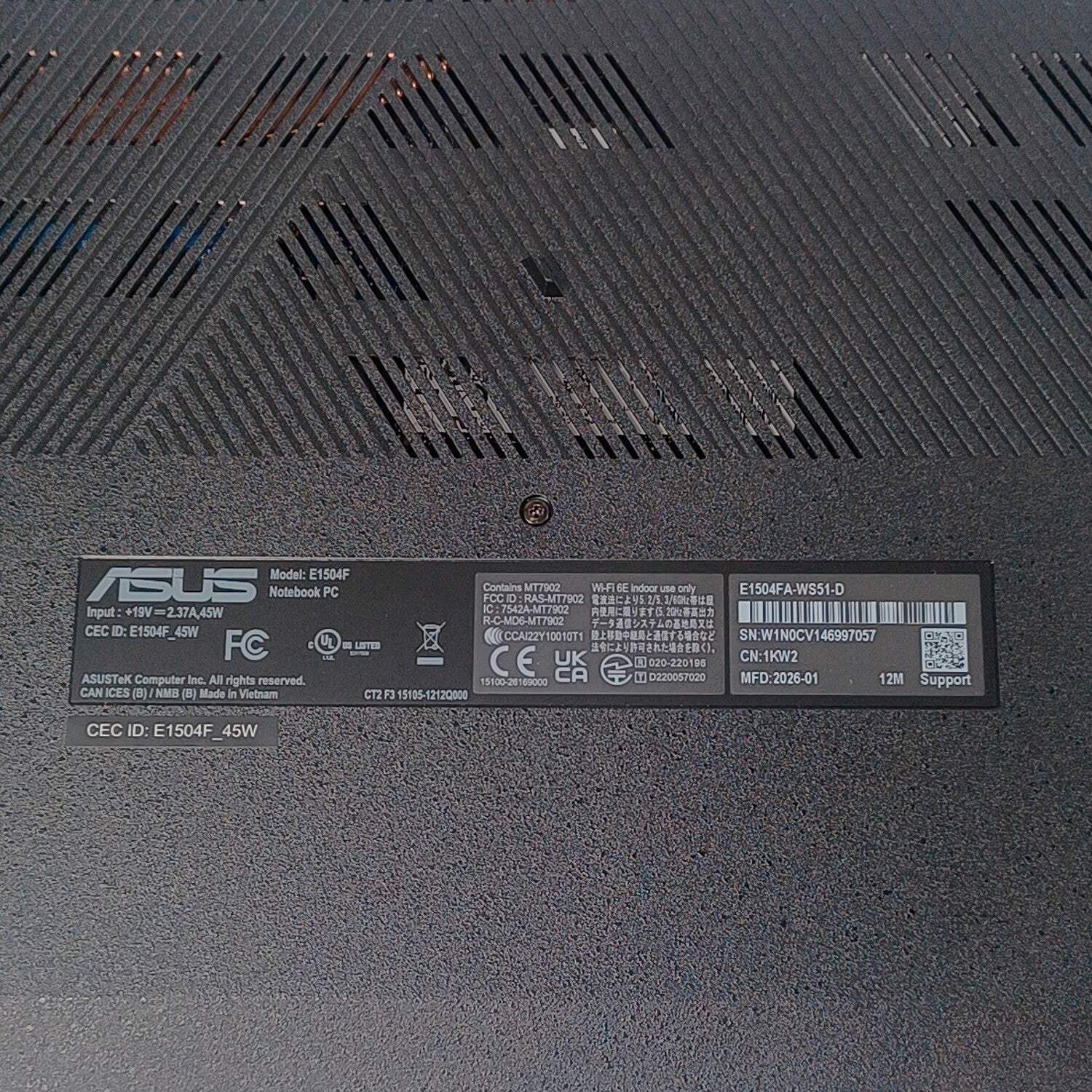Asus Vivobook Go 15 E1504FA 15.6″ AMD Ryzen 5 40 2.8GHz 8GB RAM 512GB SSD