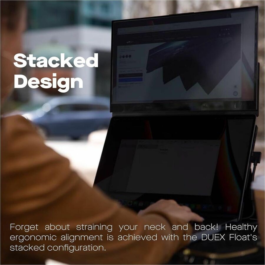 Mobile Pixels Duex Float 15.6″ FHD IPS Touch Portable Dual Monitor