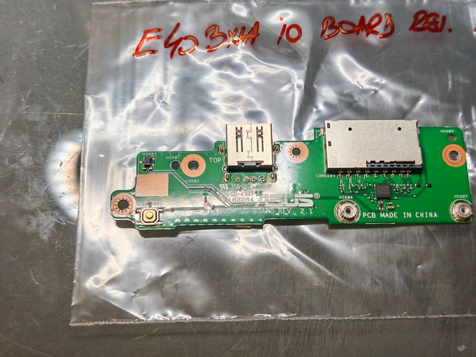 ASUS E403 USB SD CARD POWER BUTTON ON E403NA IO BOARD REV. 2.1 #