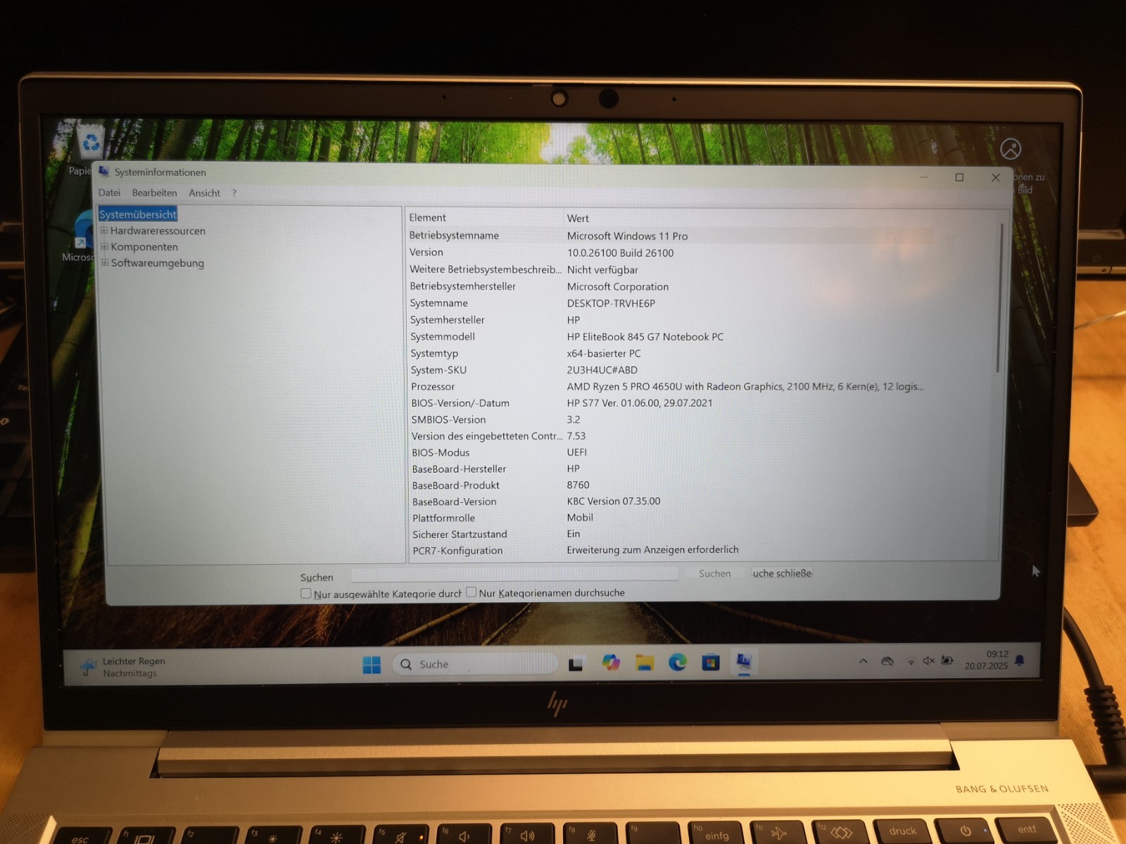 HP EliteBook 845 G7 14 inch, 256GB SSD, 16GB, AMD Ryzen 5 Pro 4650U Touchscreen