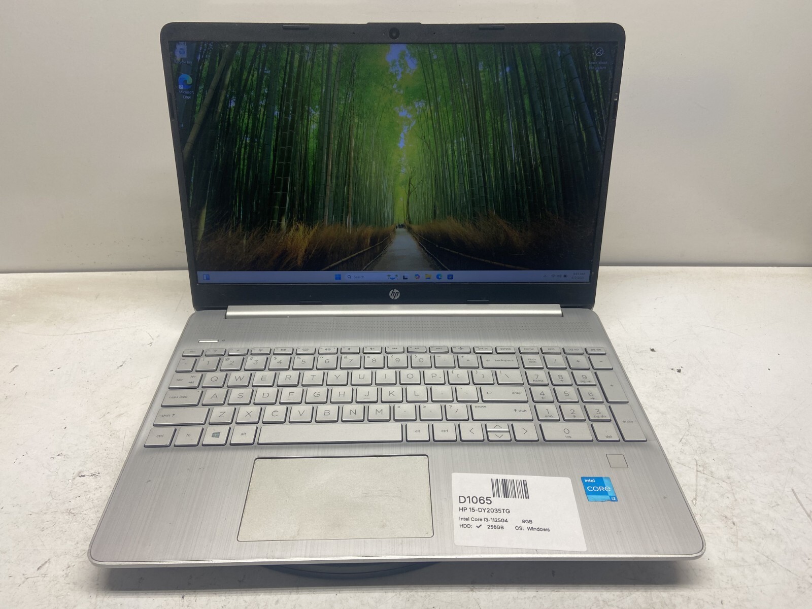 HP 15-DY2035TG Laptop Intel Core i3-1125G4 8GB 256GB SSD Win 11 – Dead Trackpad